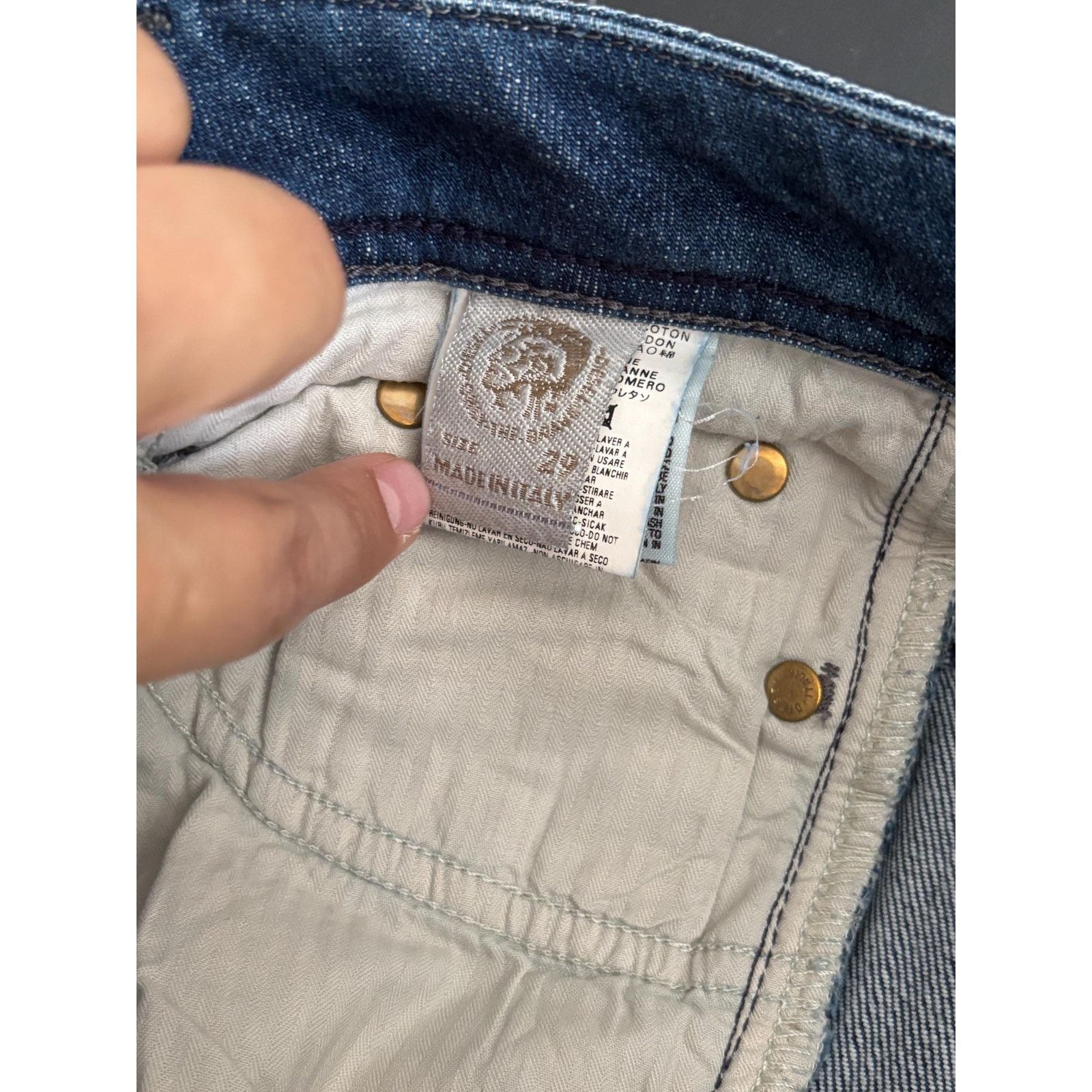 Diesel Diesel Industry Blizz Jeans W27 Italy Y2K Vintage Denim Size US 27 - 8 Thumbnail