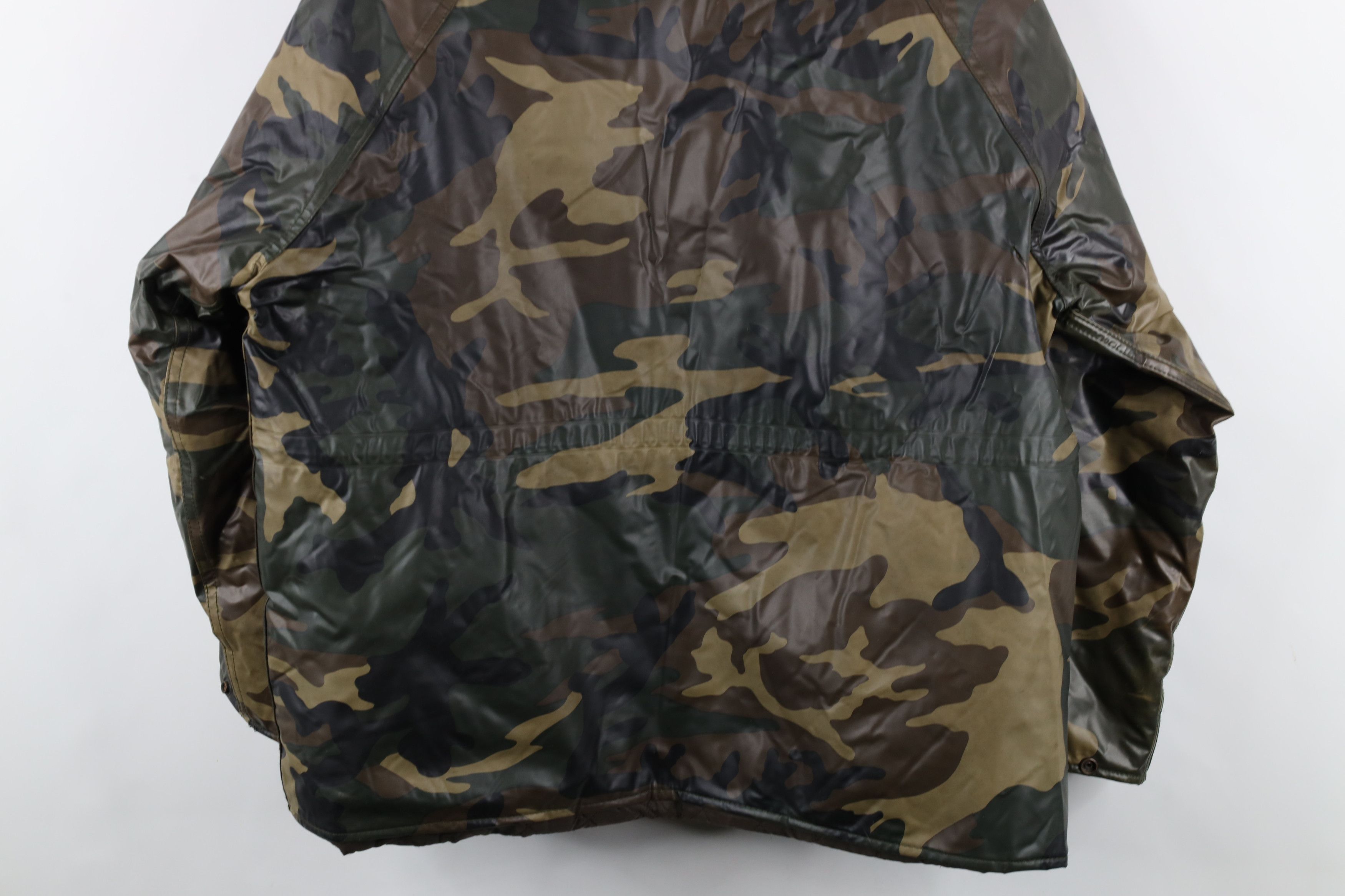 Vintage Vintage 90s Streetwear Quilted Duck Camouflage Hooded Jacket Size US L / EU 52-54 / 3 - 14 Thumbnail