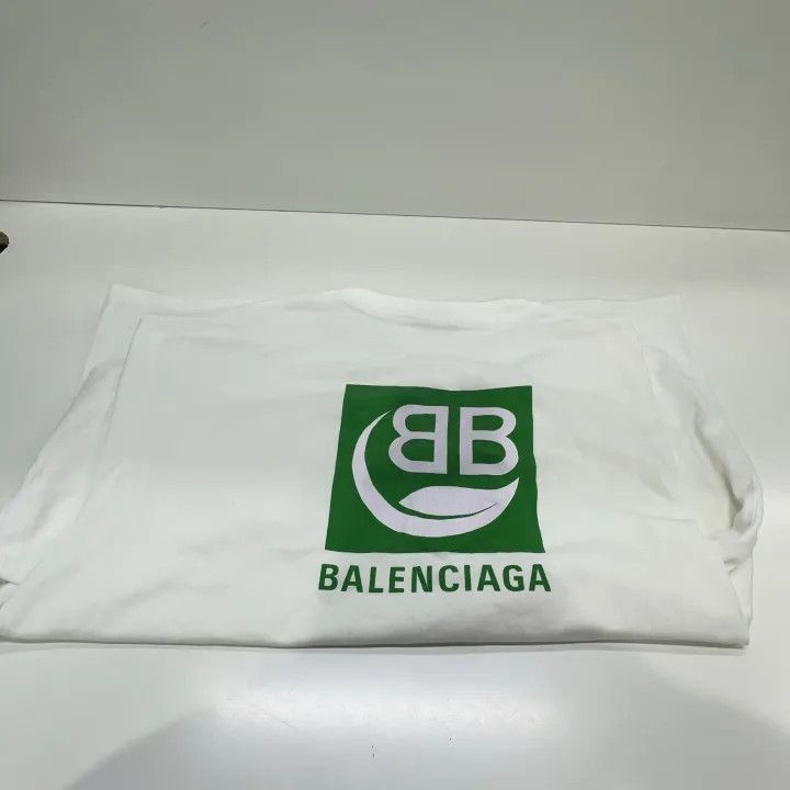 Balenciaga Balenciaga Balenciaga Logo Eco Short Sleeve TShirt -2507 Size US XL / EU 56 / 4 - 8 Thumbnail