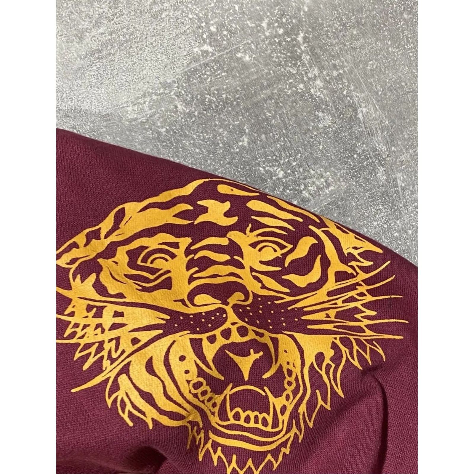 Vintage Vintage 00s Ed Hardy Tiger Tattoo Zip Hoodie Size US XXL / EU 58 / 5 - 4 Thumbnail