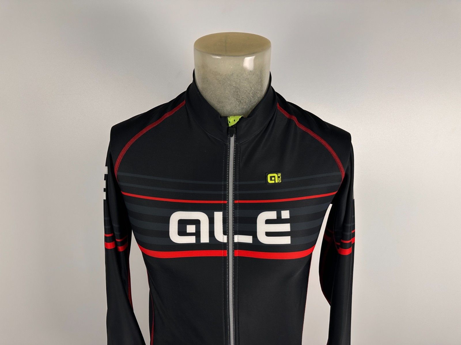 Other Ale PRR Cycling Long Sleeve Jesey Solid Mens Black Size L Size US L / EU 52-54 / 3 - 3 Thumbnail