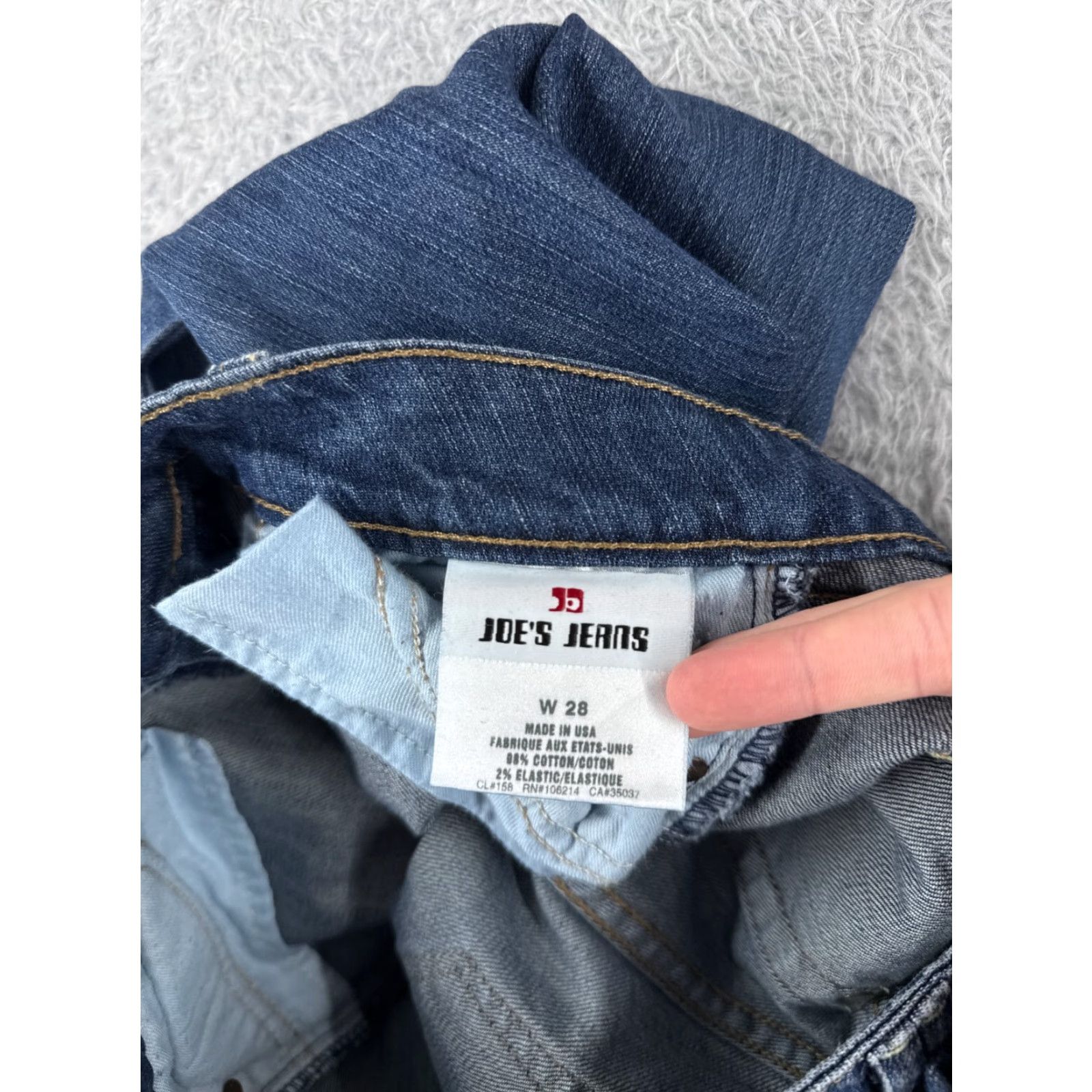 Mavi Mavi Jeans Women 28 Blue Denim Bootcut Distressed 5-Pocket Regular Rise Low Rise Cotton Jeans - 27x33 Size 28" / US 6 / IT 42 - 7 Thumbnail