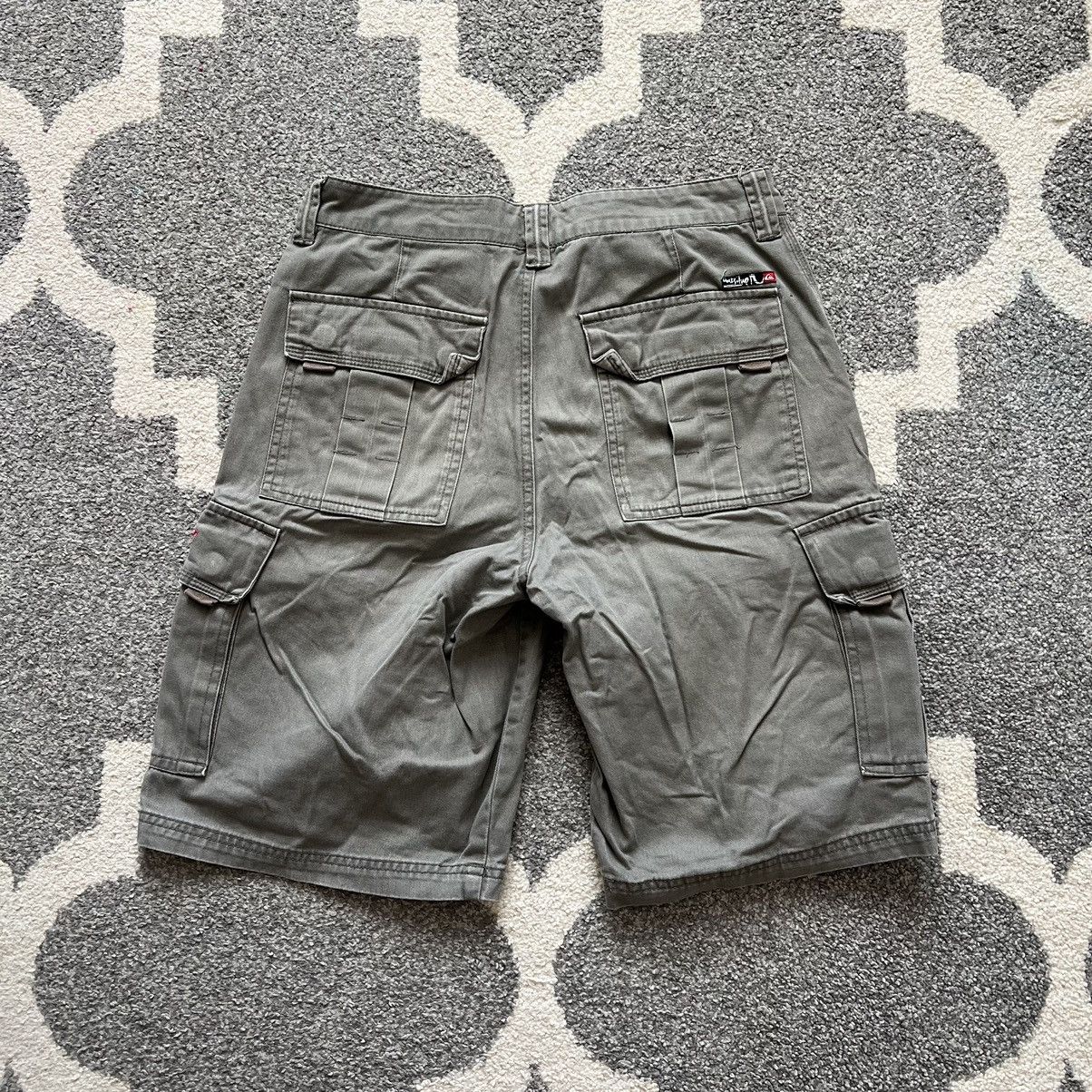 Quiksilver × Vintage quiksilver grey/beige cargo utility shorts Size US 32 / EU 48 - 3 Thumbnail