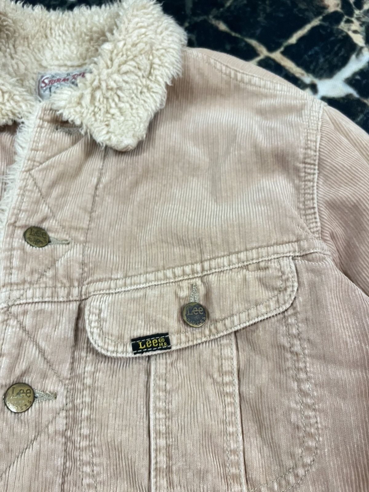 Lee LEE STORM RIDER SHERPA CORDUROY LIGHT BROWN JACKET Size US M / EU 48-50 / 2 - 4 Thumbnail