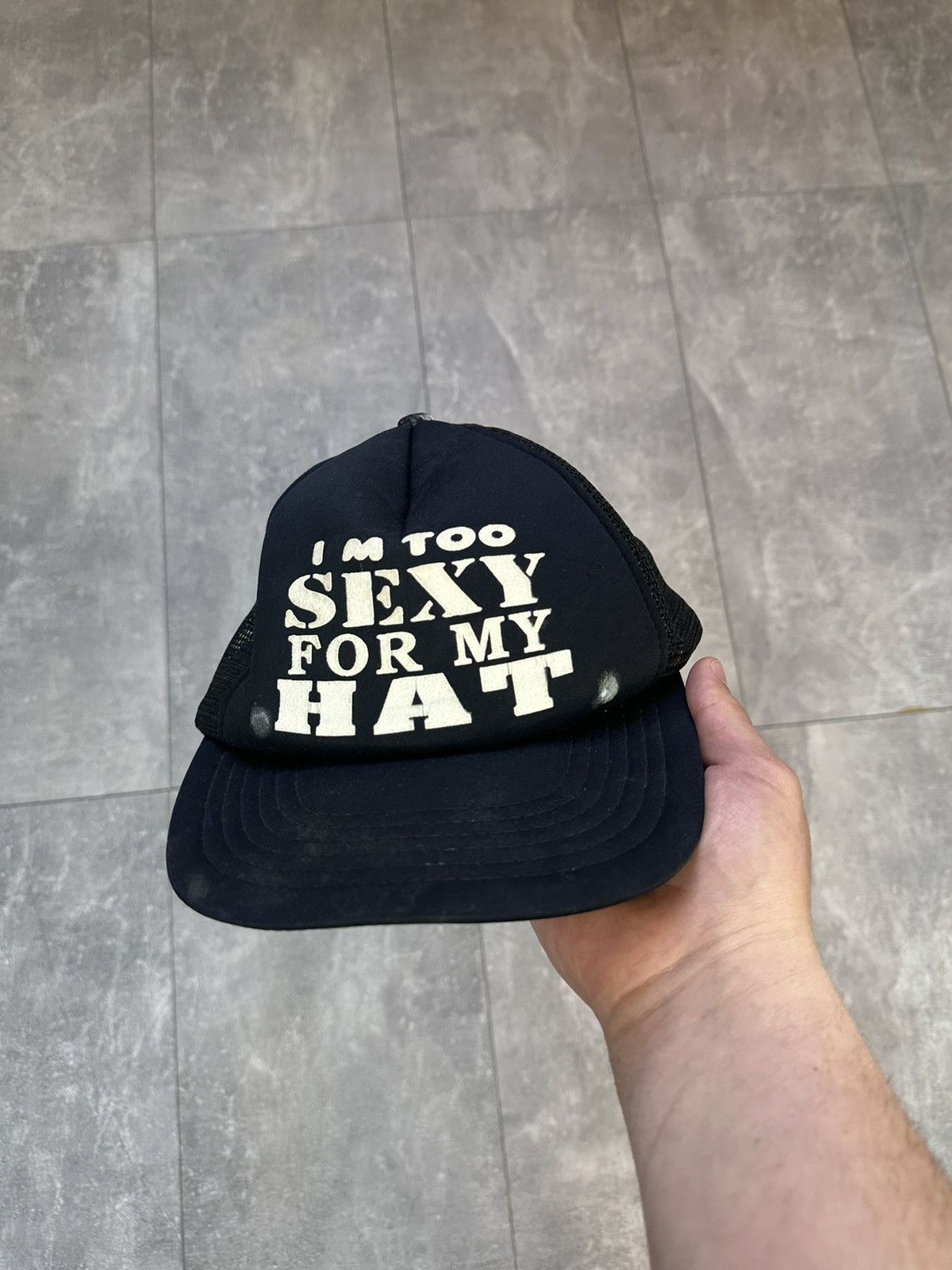 Other Vintage rare Humor 18+ Distressed hat cap Size ONE SIZE - 2 Thumbnail