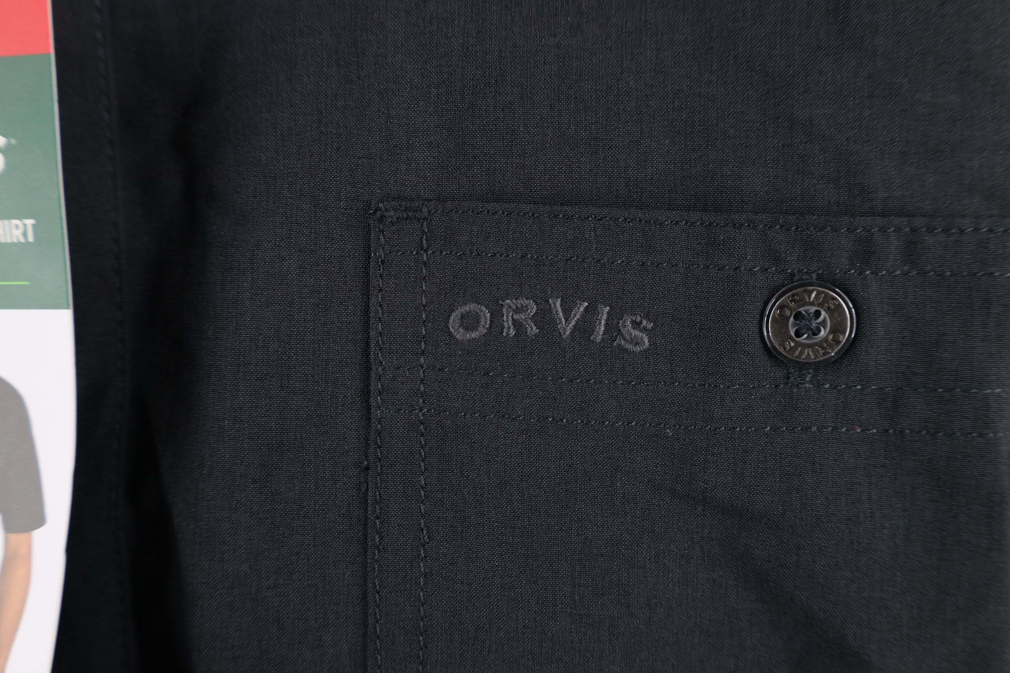 Orvis × Vintage New Orvis Out Short Sleeve Tech Collared Button Shirt Black Size US M / EU 48-50 / 2 - 4 Thumbnail
