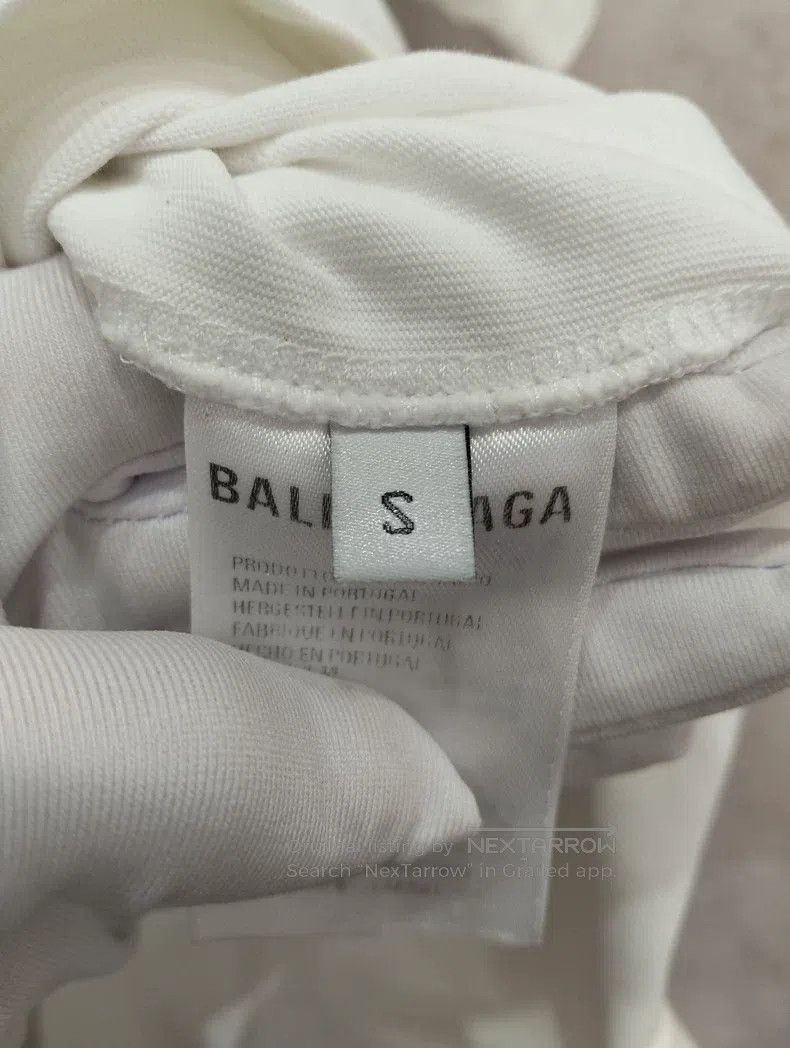 Balenciaga Balenciaga White Short Sleeve T-Shirt Size US S / EU 44-46 / 1 - 4 Thumbnail
