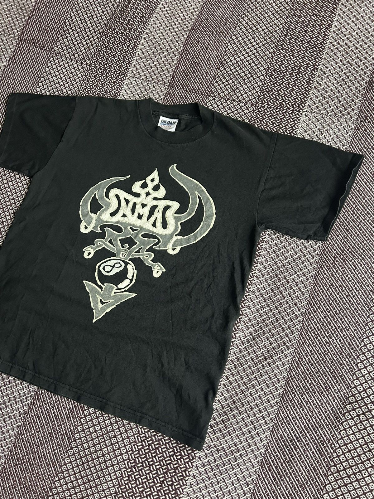 Vintage Vintage Y2K Gothic T-shirt 90s Rap Streetwear Back Print Size US M / EU 48-50 / 2 - 2 Thumbnail