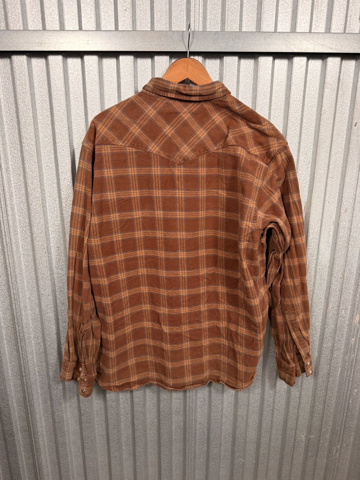 Other 90s Vintage Field In Frost Pearl Snap Brown Western Shirt Size US XL / EU 56 / 4 - 9 Thumbnail