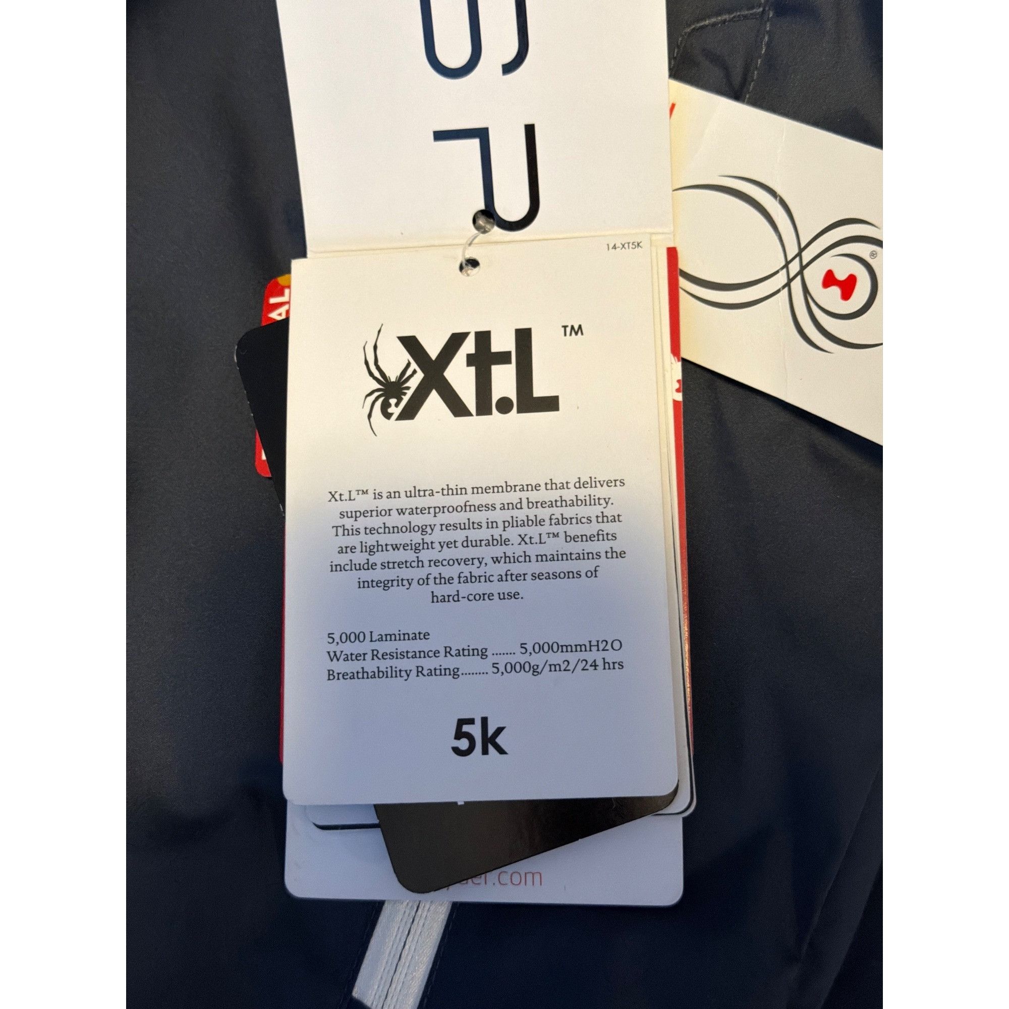 Spyder NWT Spyder MYX Ski Jacket Charcoal Grey Pink Winter Jacket W Size XL / US 12-14 / IT 48-50 - 8 Thumbnail