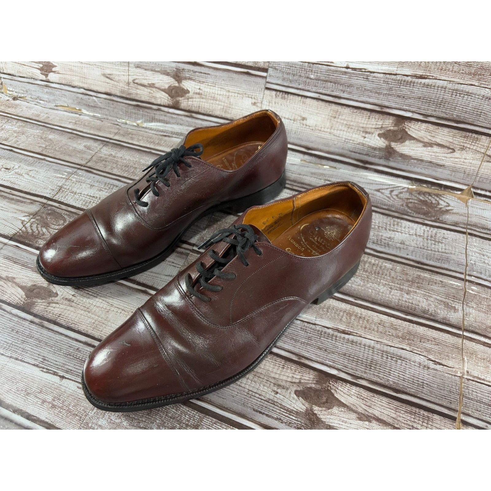 Church's Church's Consul 173 oxford shoes size 8.5 D color Burgundy Size US 8.5 / EU 41-42 - 1 Thumbnail