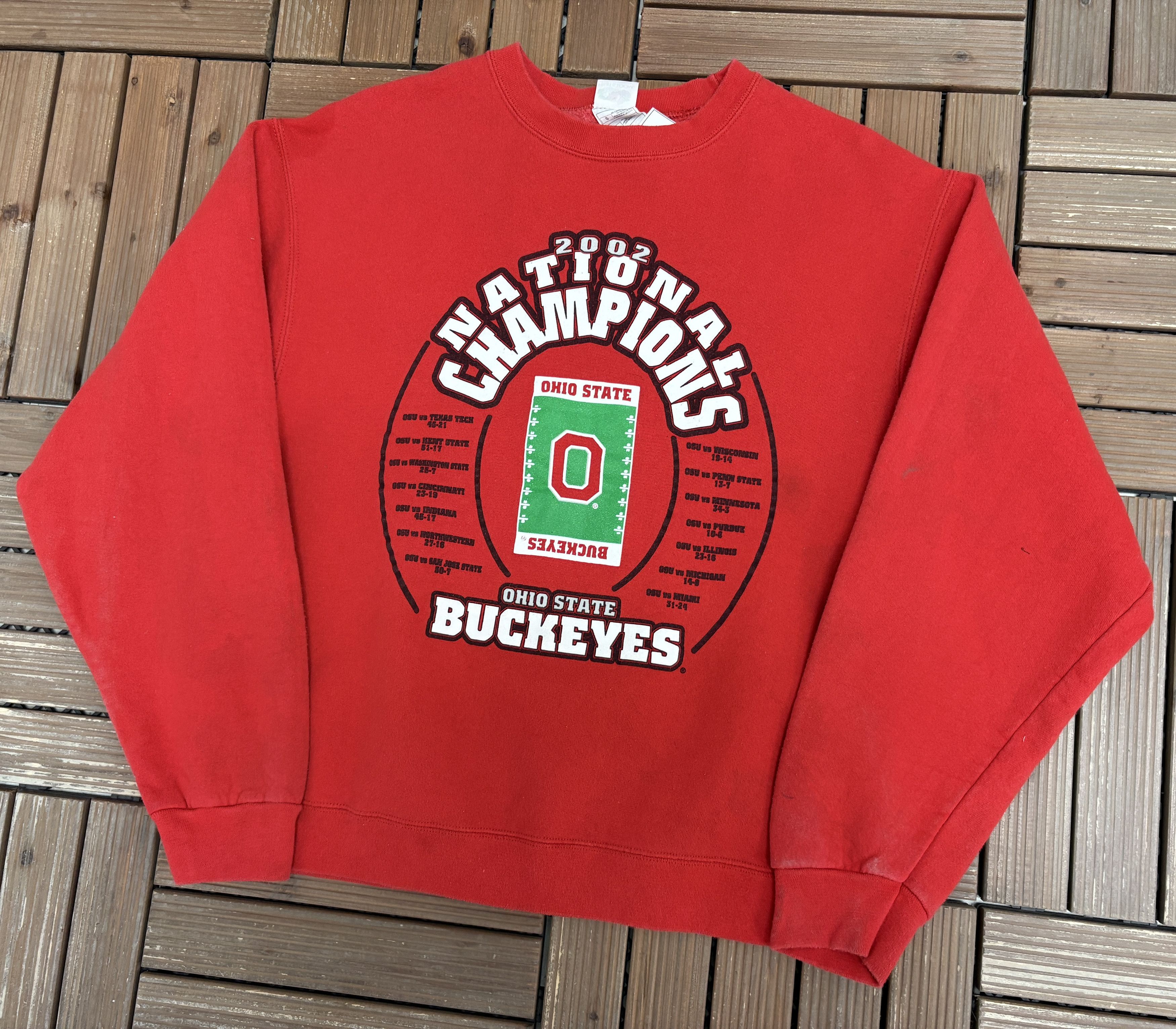 Vintage Ohio State Buckeyes National Champions 2002 Vintage Crewneck Size US L / EU 52-54 / 3 - 3 Thumbnail