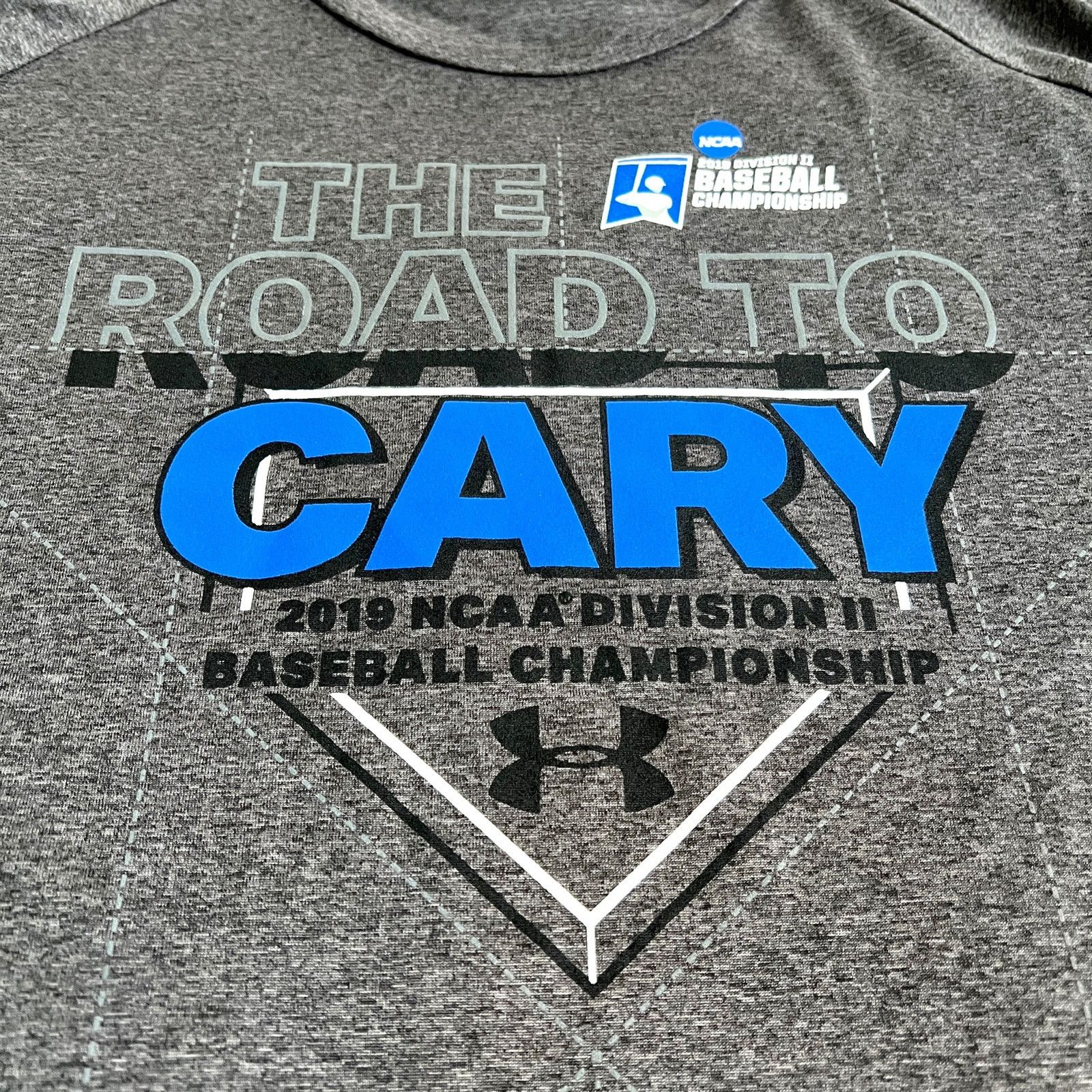 Under Armour "The Road to Cary" 2019 NCAA Baseball Championship Tee Size US XL / EU 56 / 4 - 9 Thumbnail