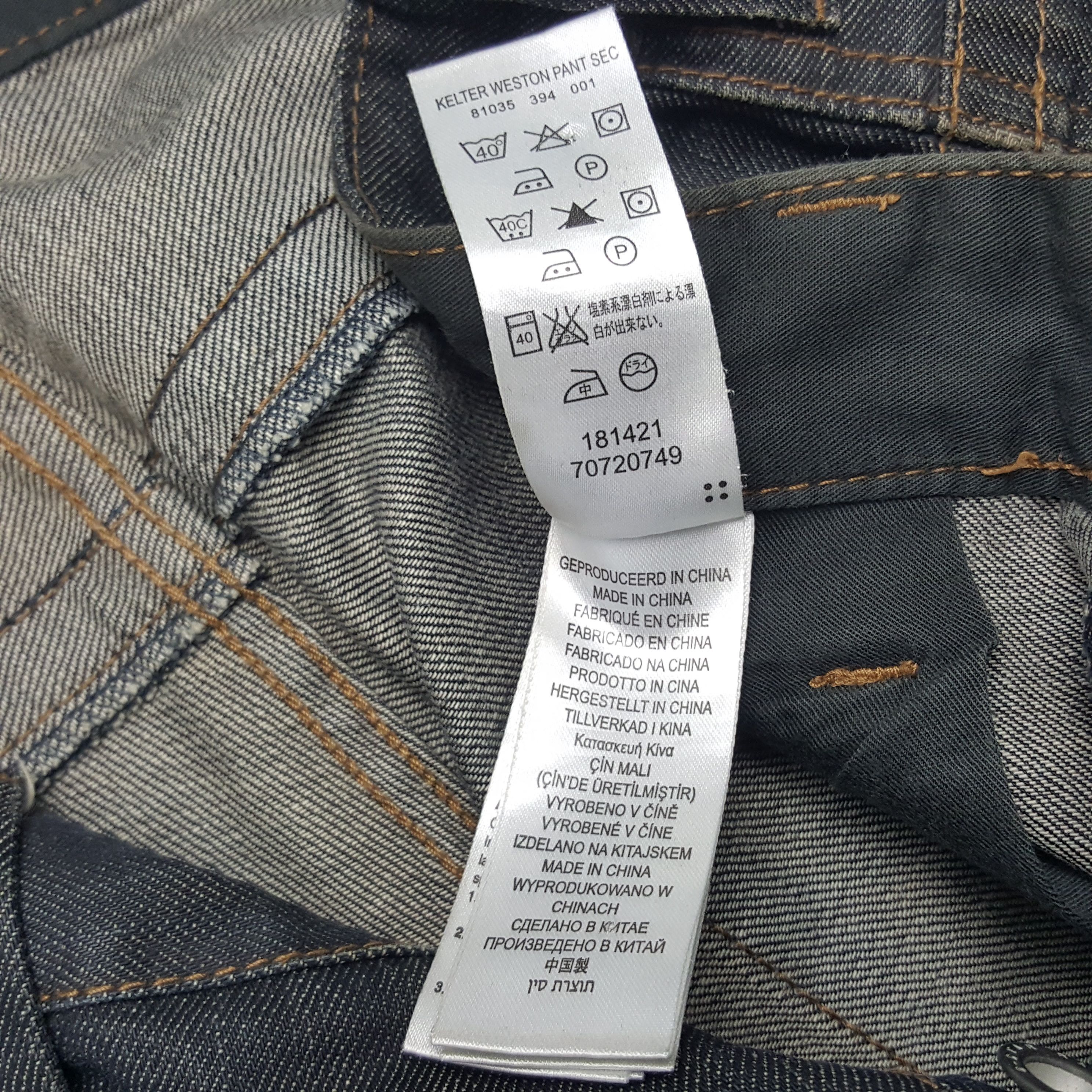 G-Star × If Six Was Nine × Vintage Vintage G-Star Raw Japanese Brand Bikers Denim Jeans Size US 32 / EU 48 - 9 Thumbnail