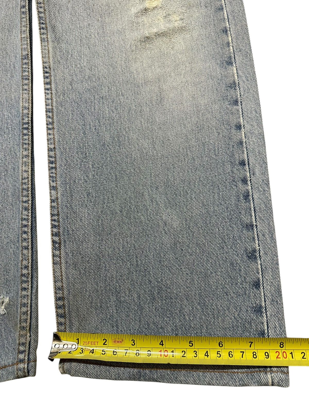 Levi's Vintage 80s Levis 501 Blue Wash Distressed Style Loose Jeans Size US 30 / EU 46 - 17 Thumbnail