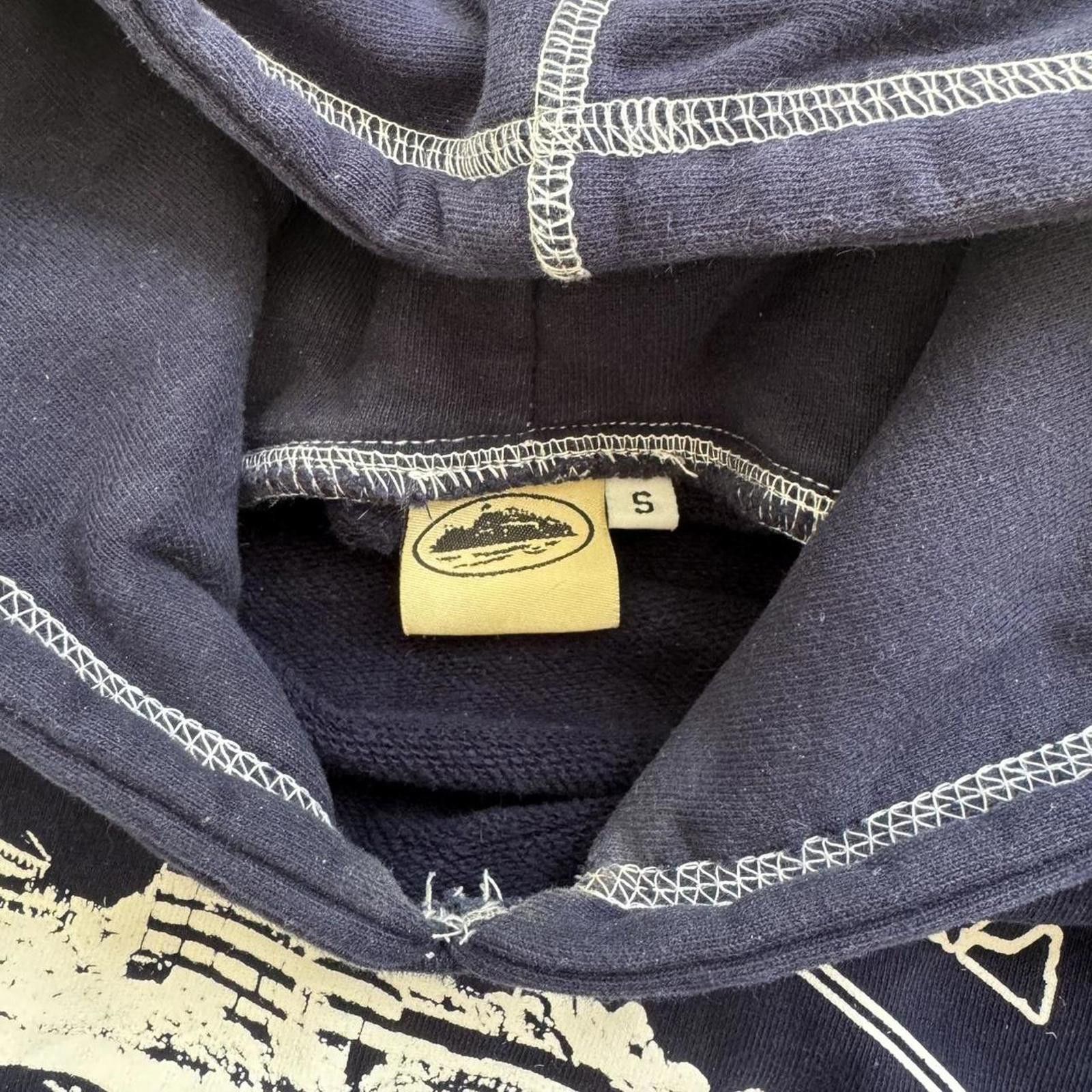 Designer Corteiz navy contrast stitching hoodie Size US S / EU 44-46 / 1 - 2 Thumbnail