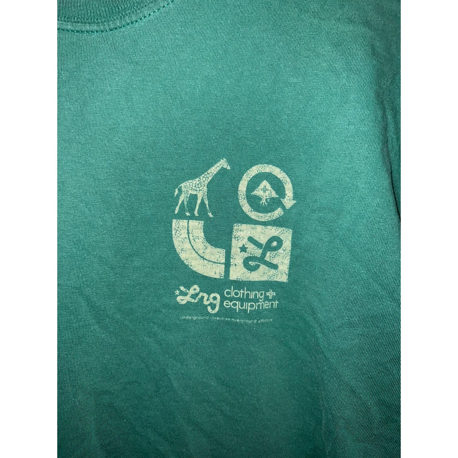 LRG Y2K LRG Green Shirt Underground Inventive Shirt Tee L Large Size US L / EU 52-54 / 3 - 3 Thumbnail