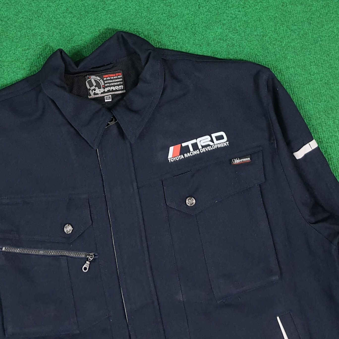 Japanese Brand Vintage TRD Toyota Racing Custom Logo Jacket C284N17 Size US L / EU 52-54 / 3 - 4 Thumbnail