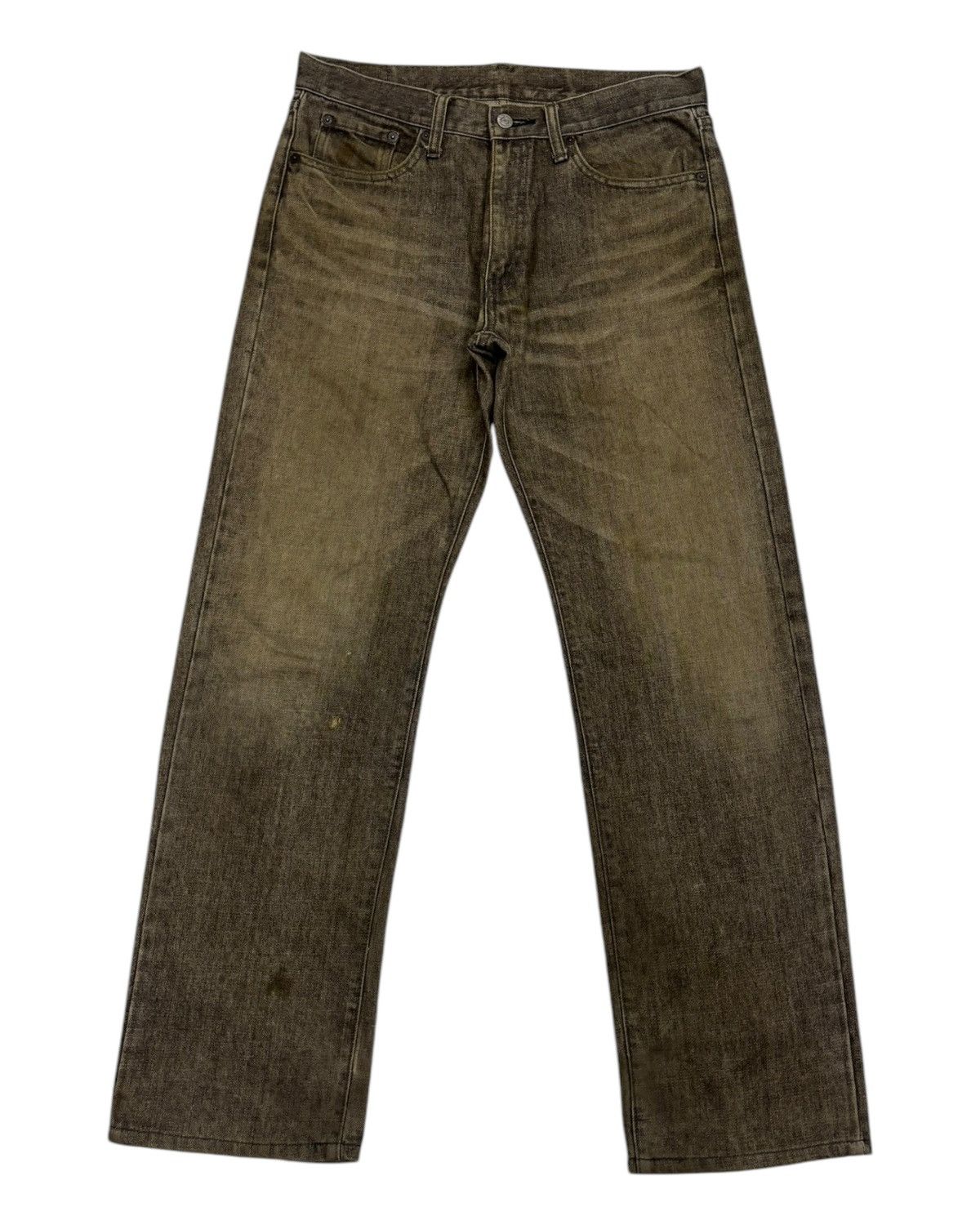 Isamu Katayama Backlash 🔥VINTAGE BOBSON RUSTY MUD WASH BAGGY JEANS DISTRESSED DENIM Size US 32 / EU 48 - 7 Thumbnail
