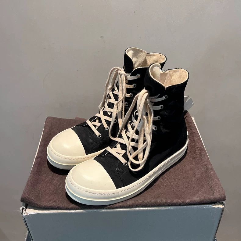 Rick Owens Rick Owens Nylon Material High-top Converse All Star Shoes Size US 7 / EU 40 - 2 Thumbnail