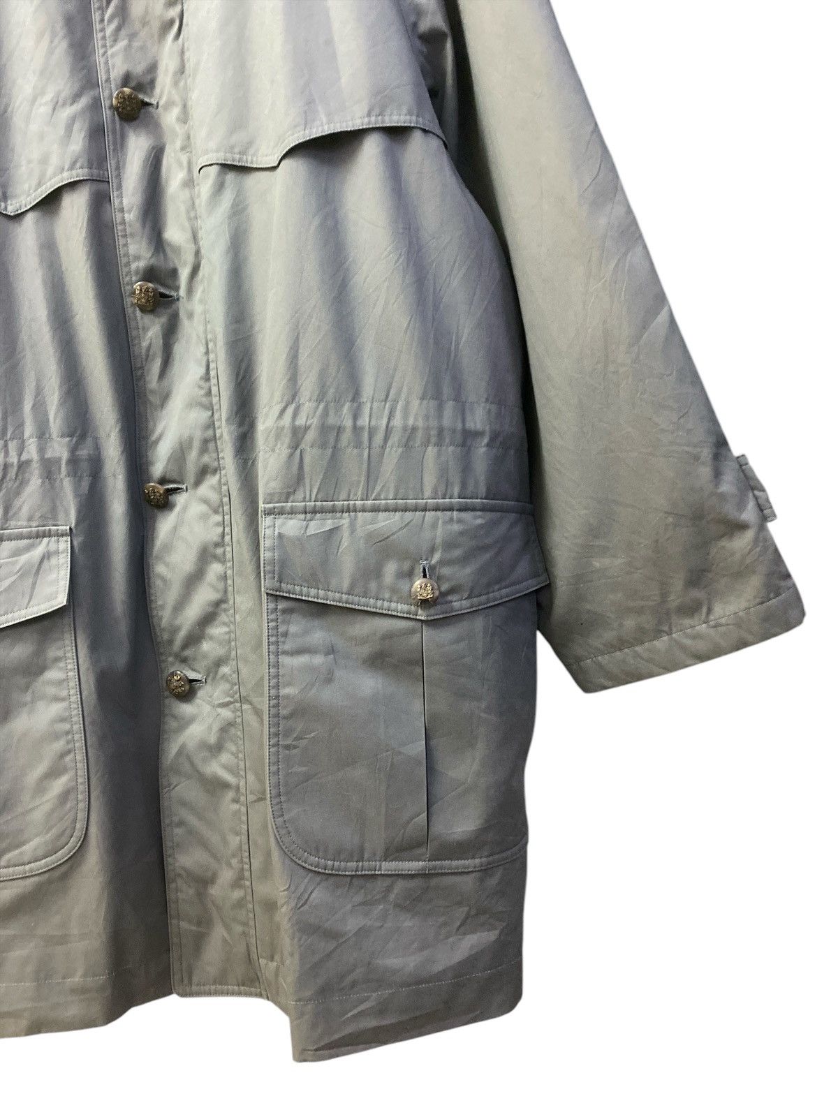 Aquascutum × Vintage Vintage Aquascutum Trench Coat Parka Jacket Size US L / EU 52-54 / 3 - 6 Thumbnail