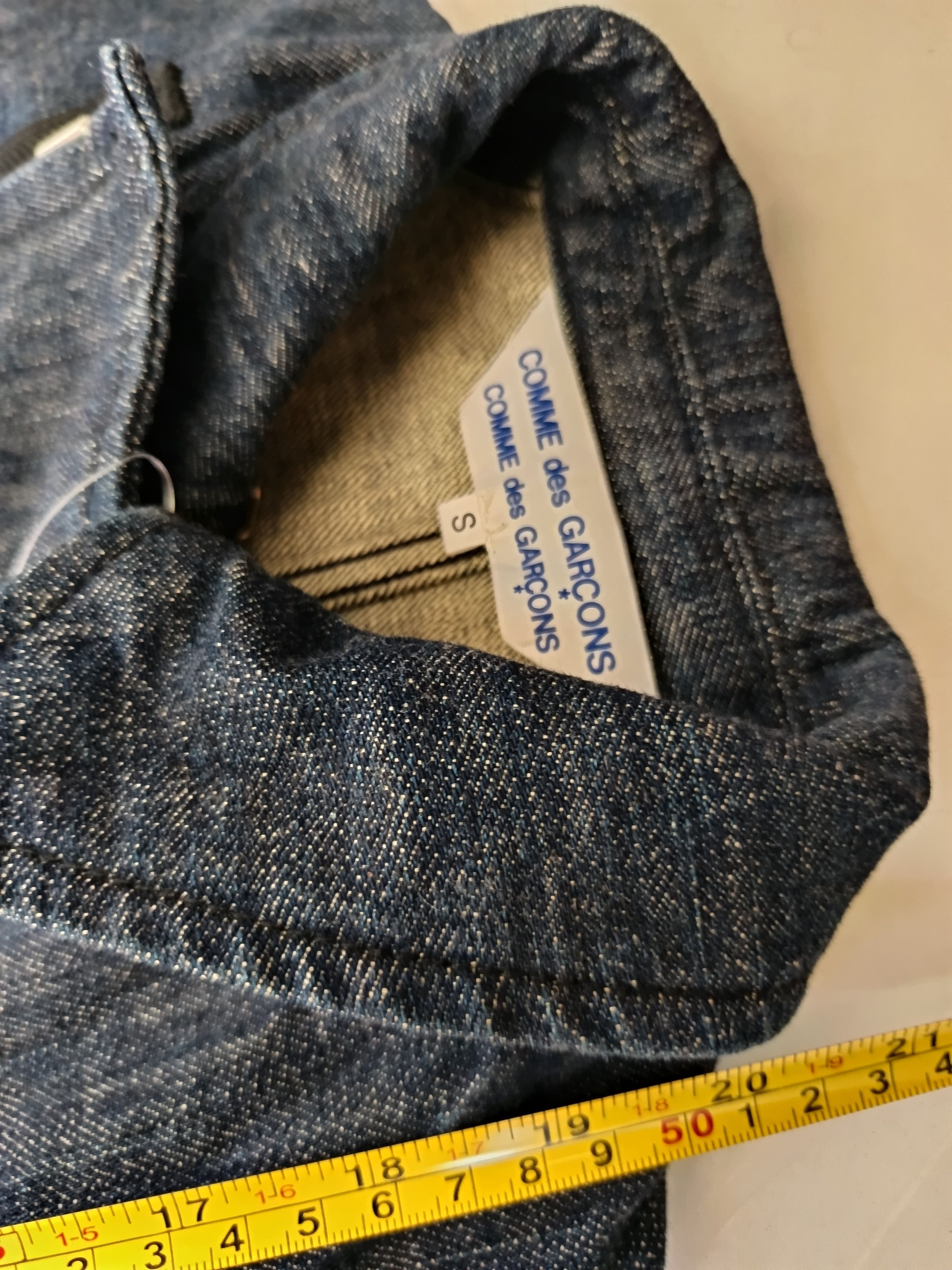 Comme des Garcons Vintage ad2004 zipper cropped denim jacket Size US S / EU 44-46 / 1 - 8 Thumbnail