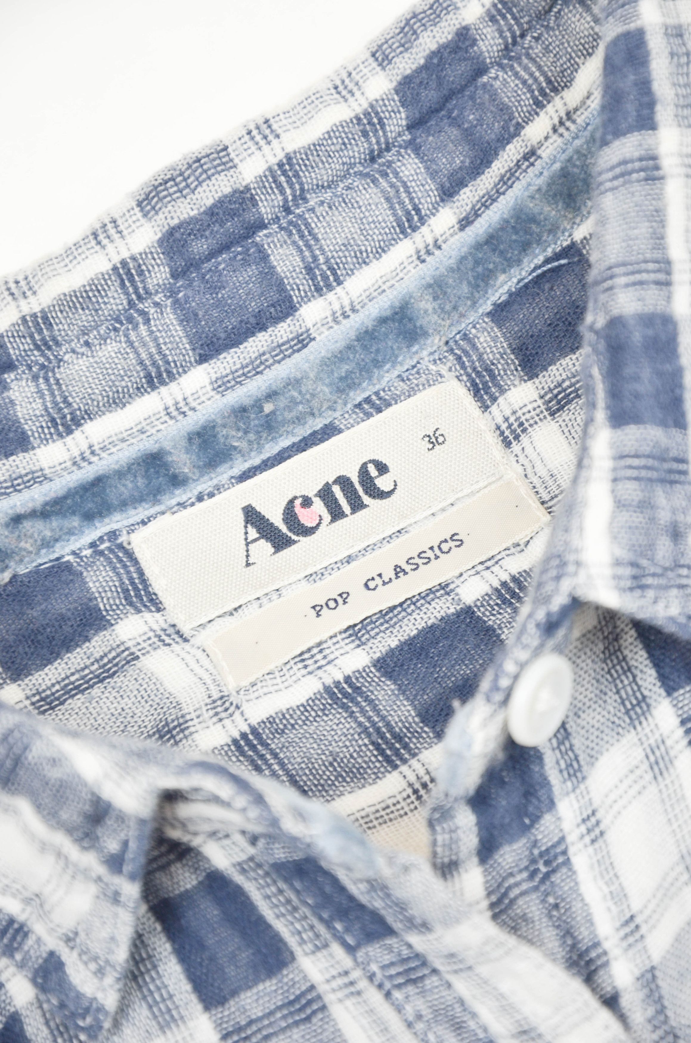 Acne Studios Acne Studios “Eden Check” Pop Classics Shirt – Size 36 (S) Size S / US 4 / IT 40 - 6 Thumbnail
