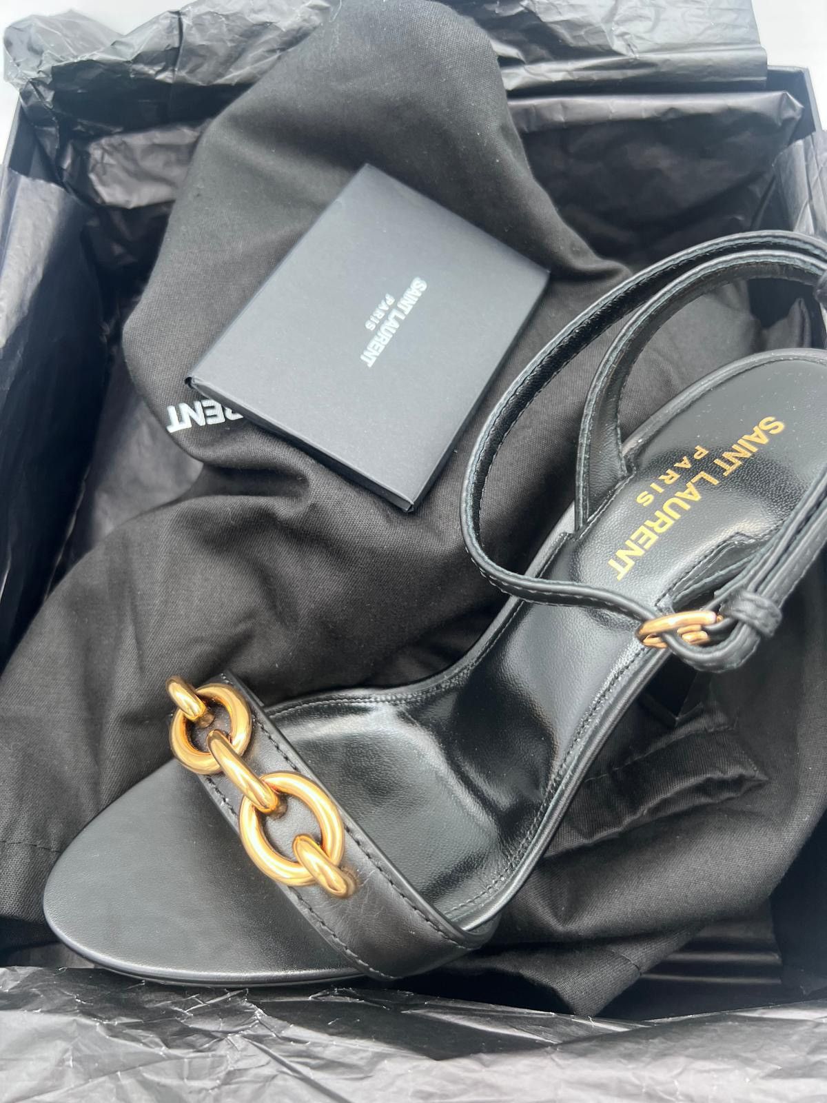 Saint Laurent Paris New Saint Laurent Le Maillon women sandals IT 38/ US 8/ UK 5 Size US 8 / IT 38 - 6 Thumbnail