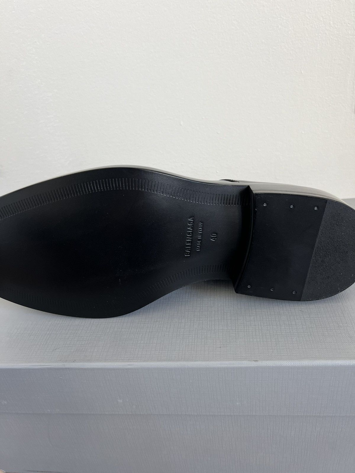 Balenciaga *SAMPLE* Balenciaga Square Toe Derby 40 Size US 7 / EU 40 - 18 Thumbnail