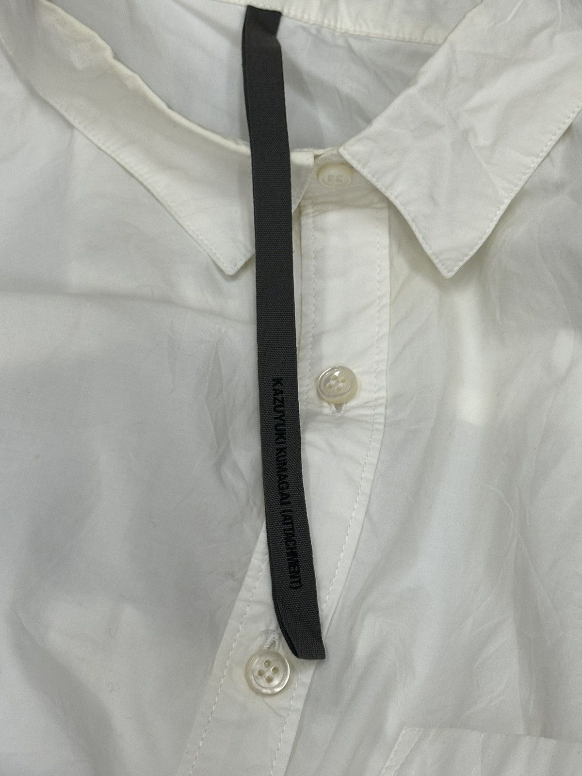 Kazuyuki Kumagai Attachment Kazuyuki Kumagai Attachment Pocket Oversized Button Shirt Size US L / EU 52-54 / 3 - 7 Thumbnail