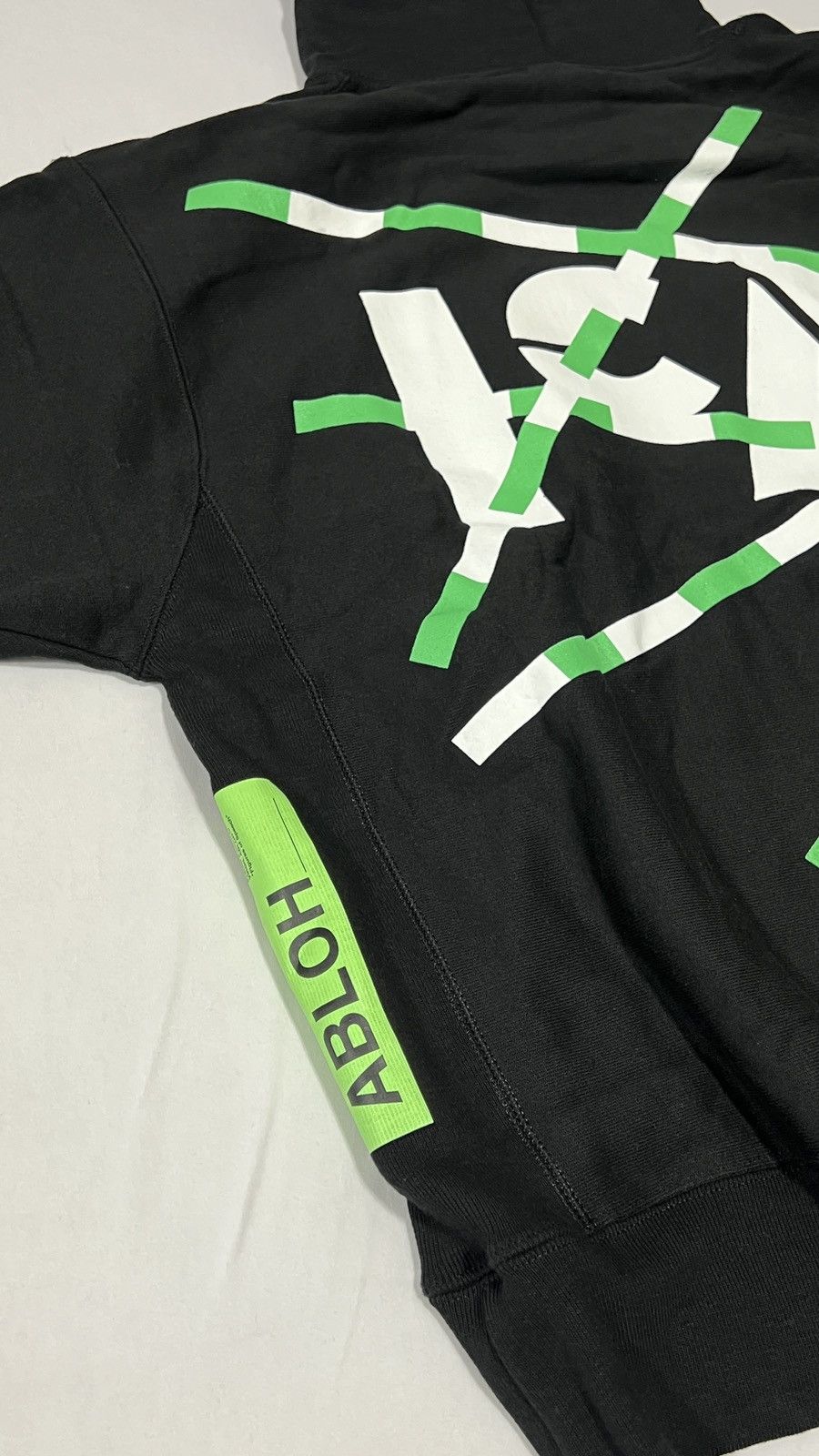 Champion × Virgil Abloh Virgil Abloh ICA FOS Black Hoodie Size US L / EU 52-54 / 3 - 9 Thumbnail