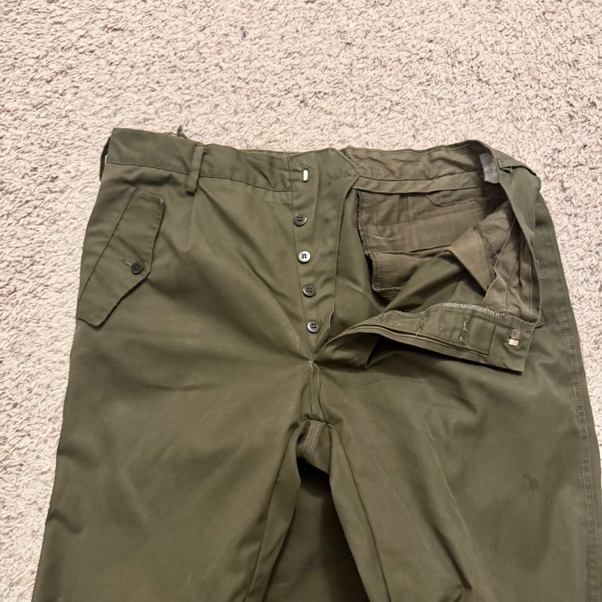 Vintage Vintage Italian Military Parachute Pants 34" Size US 34 / EU 50 - 9 Thumbnail