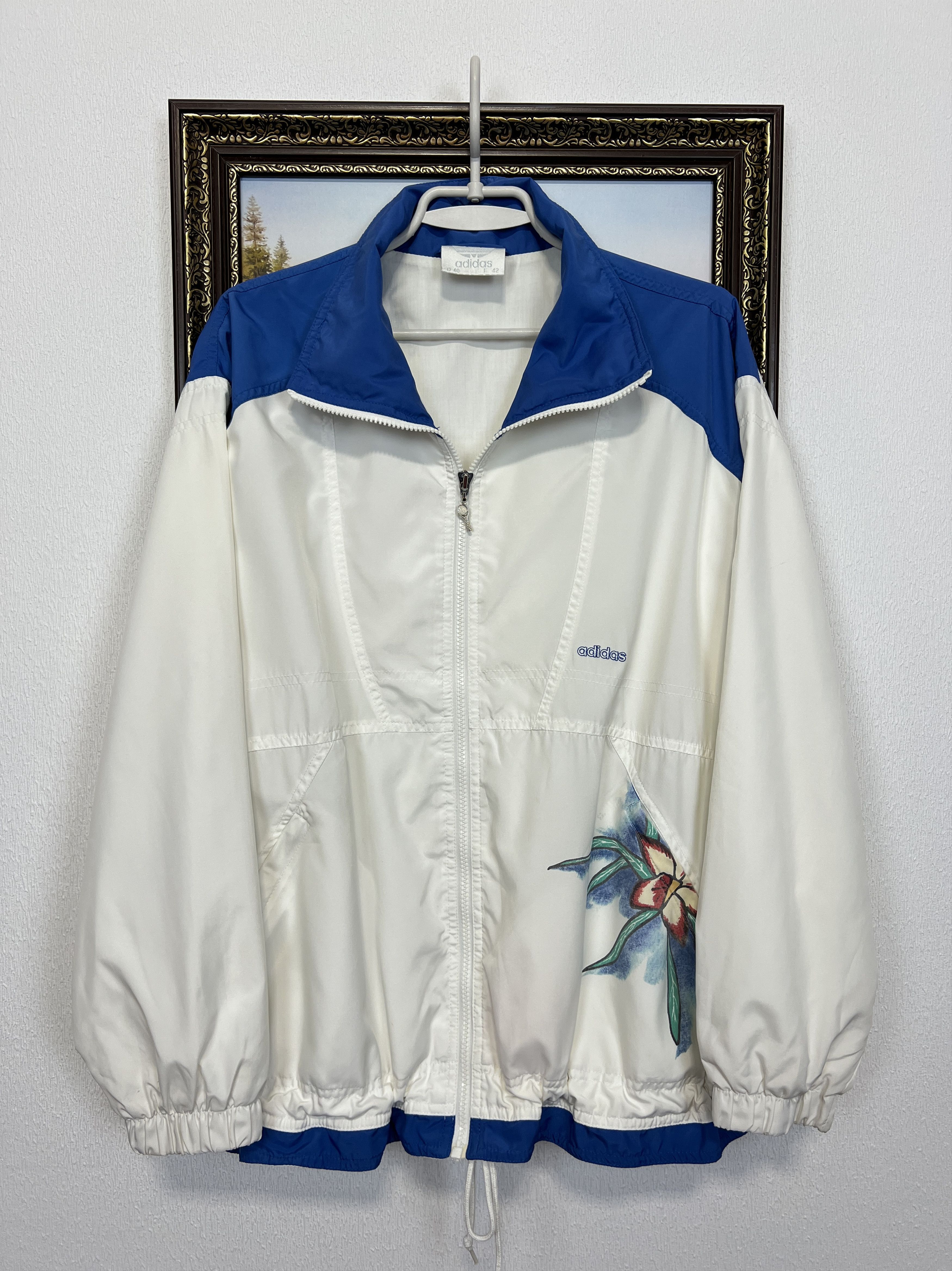 Adidas Vintage 90's Adidas Steffi Graff Tennis White Jacket Rare Size M / US 6-8 / IT 42-44 - 1 Thumbnail