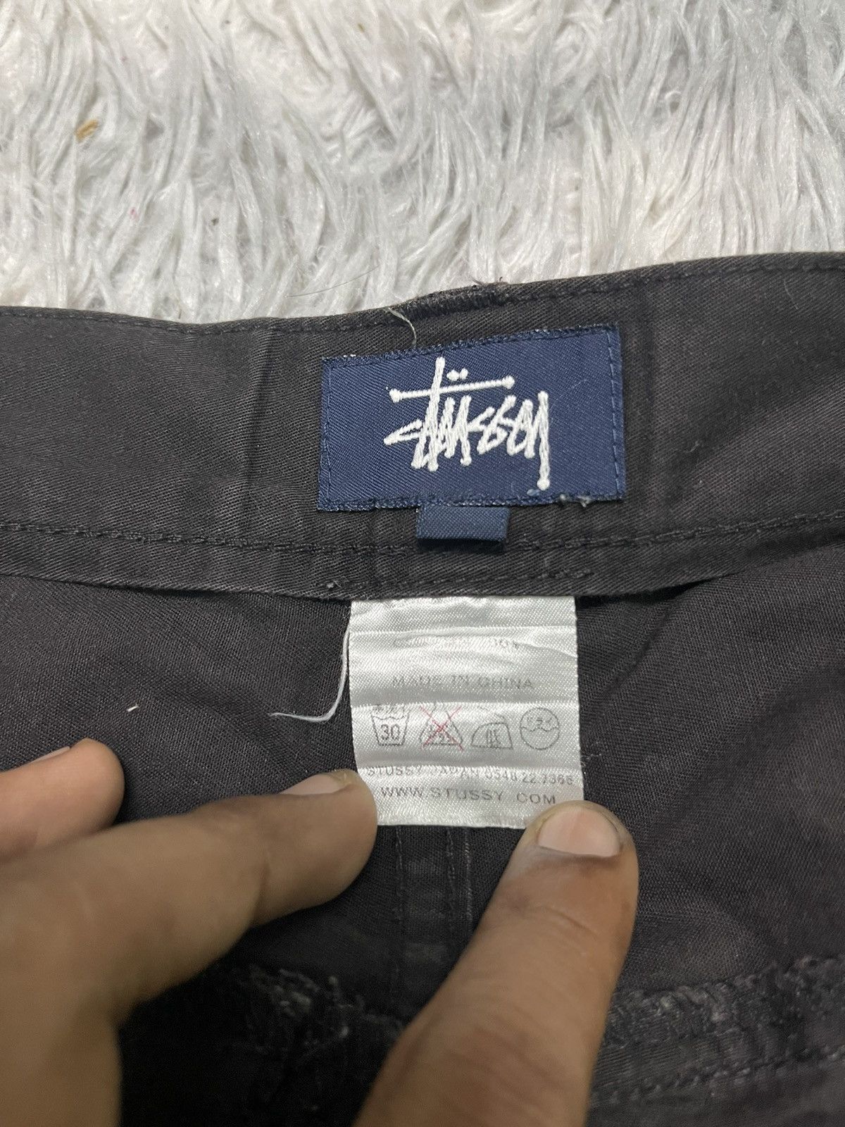 Stussy 90s STUSSY DOUBLE KNEE BAGGY PANT SUN FADED STYLE Size US 33 - 9 Thumbnail