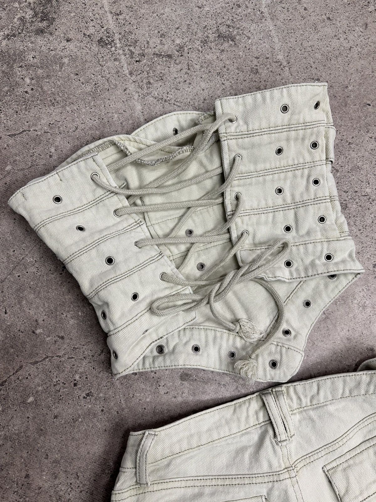 Junya Watanabe Vintage Suits Metal Avantgarde Japanese Rare Rick Owens Size 28" / US 6 / IT 42 - 12 Thumbnail