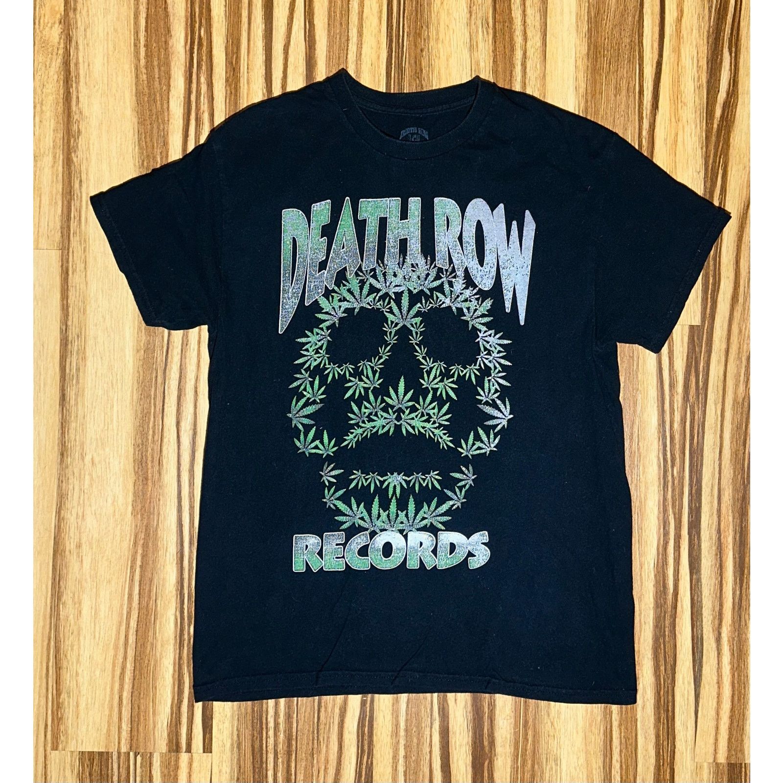 Death Row Records Black Death Row Records Marihuana Print Tshirt Size medium Size US M / EU 48-50 / 2 - 1 Thumbnail