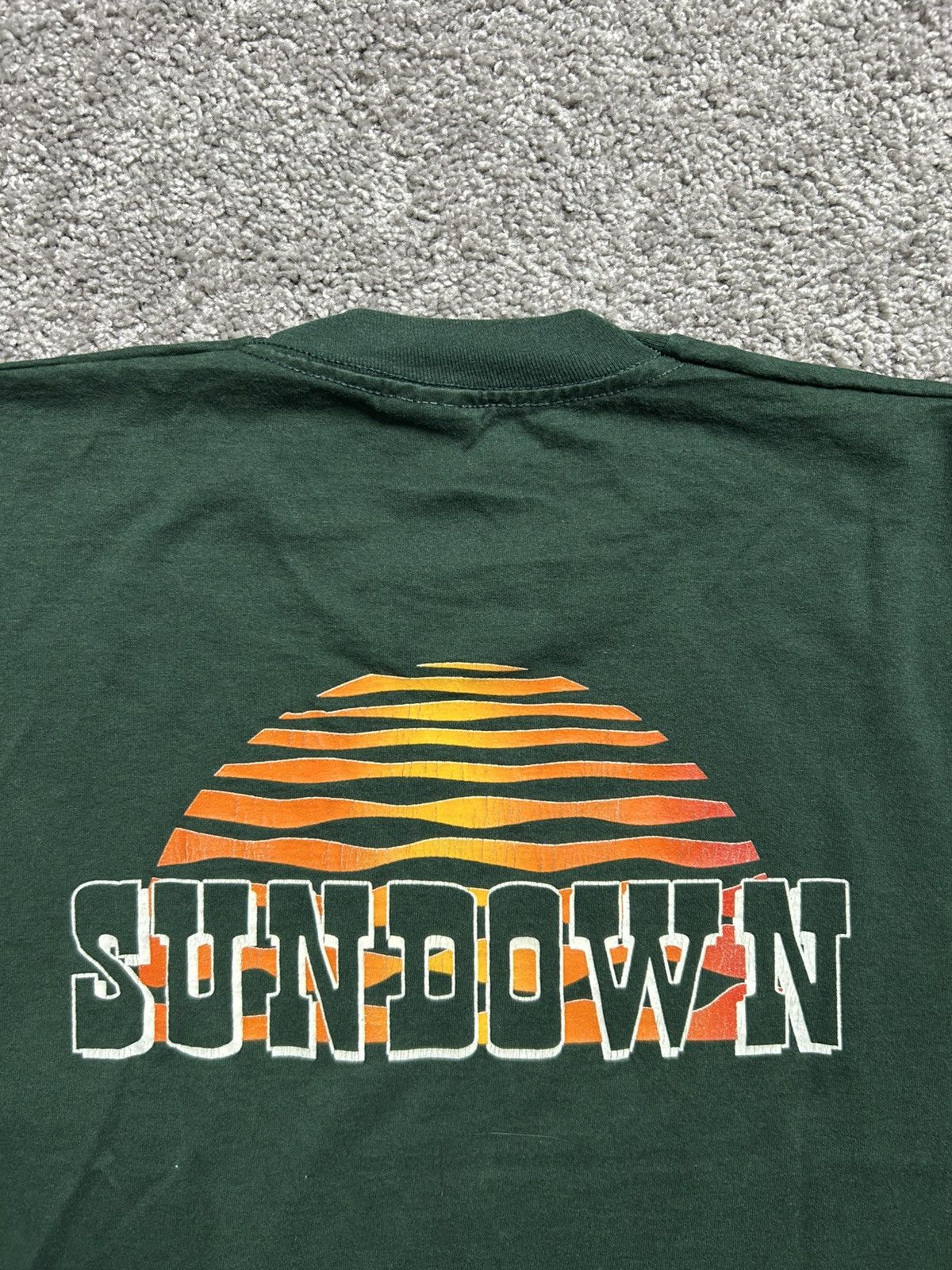 Fruit Of The Loom × Vintage Vintage 90s Fruit of the Loom Best Sundown Tee Single USA Size US XL / EU 56 / 4 - 2 Thumbnail