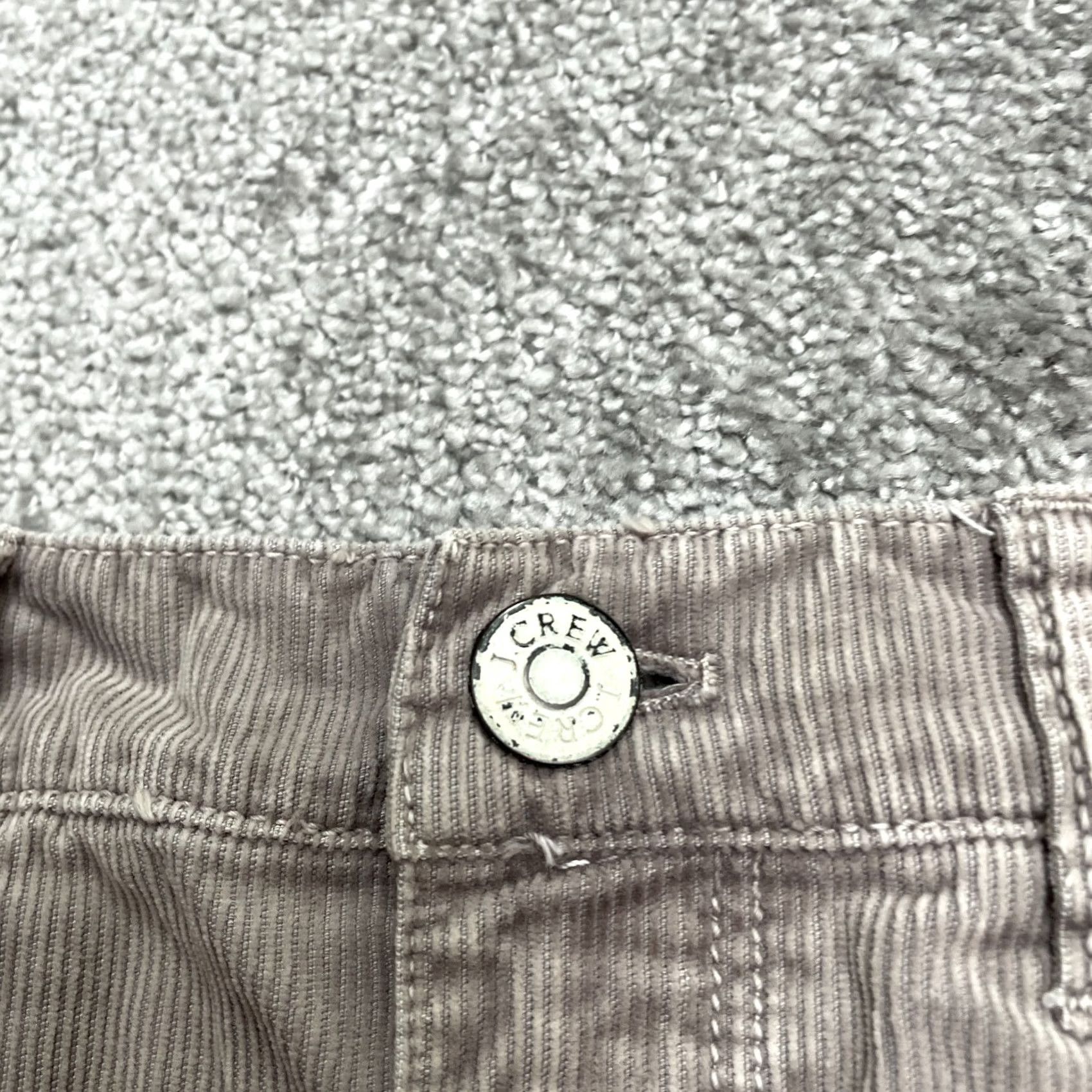 J.Crew J.Crew Vintage Matchstick Corduroy Skinny Pants Womens 26R Brown Low Rise 30x32 Size 30" / US 8 / IT 44 - 3 Thumbnail