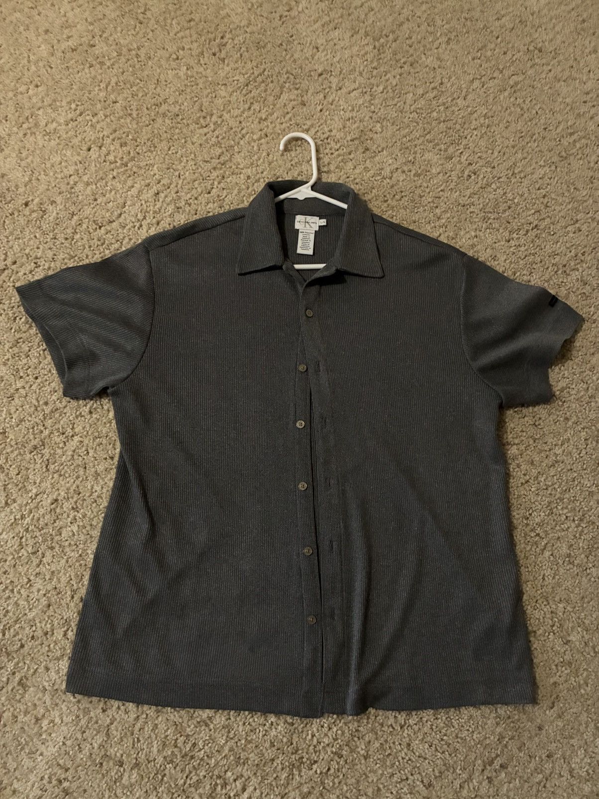 Calvin Klein Vintage Calvin Klein Button up Size US L / EU 52-54 / 3 - 1 Thumbnail