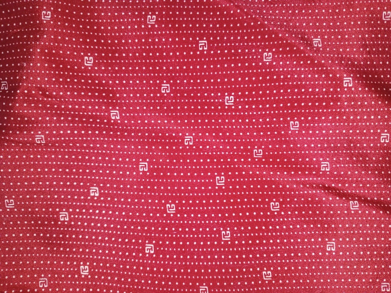Pierre Balmain PIERRE BALMAIN PARIS Signature Monogram Maroon Silk Scarf Size ONE SIZE - 5 Thumbnail