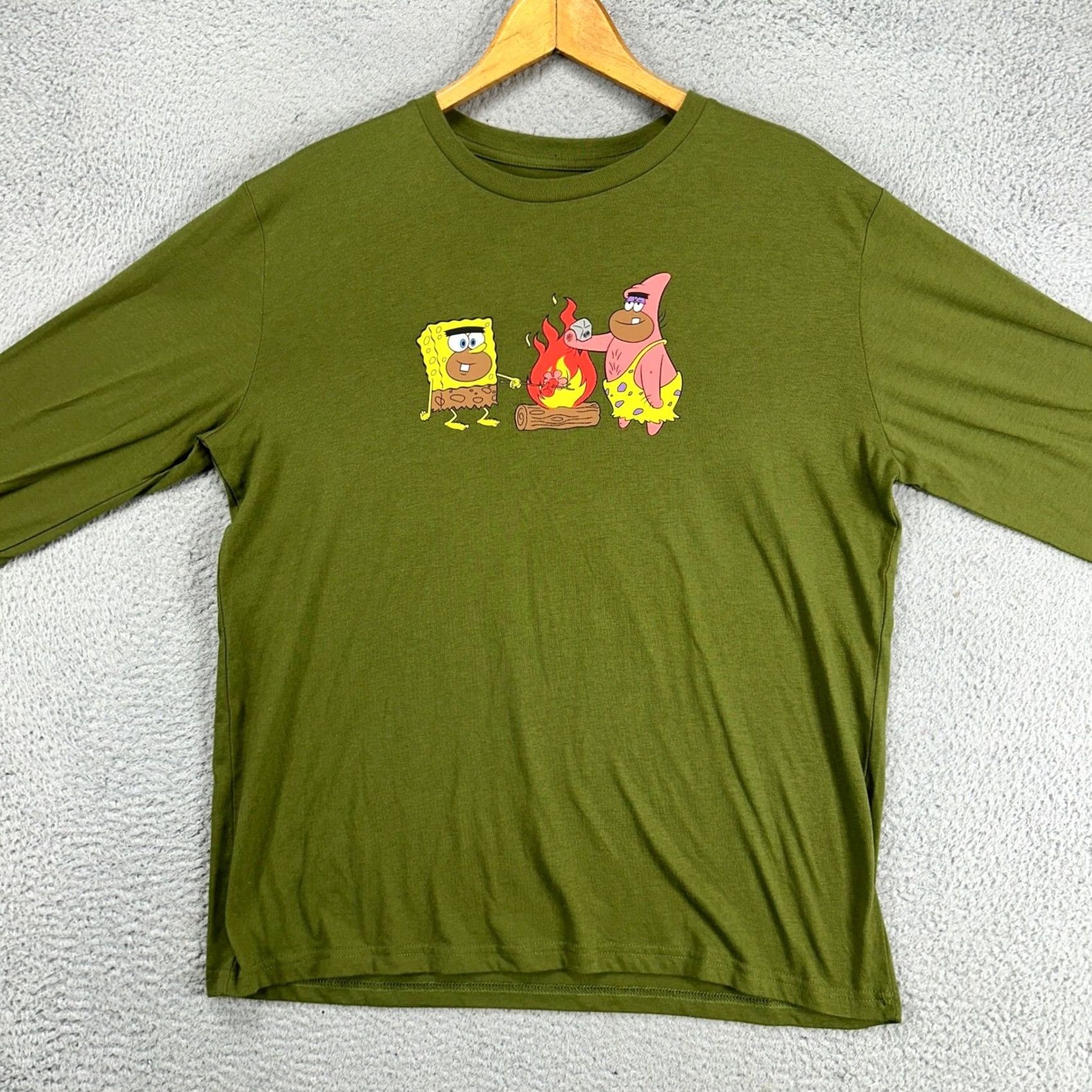 Nickelodeon Nickelodeon Sponge Bob Square Pants Patrick Mens Crewneck Sweatshirt Large Green Bob Squarepants Patrick Mens Crewneck Sweatshirt Large Green Size US L / EU 52-54 / 3 - 2 Thumbnail
