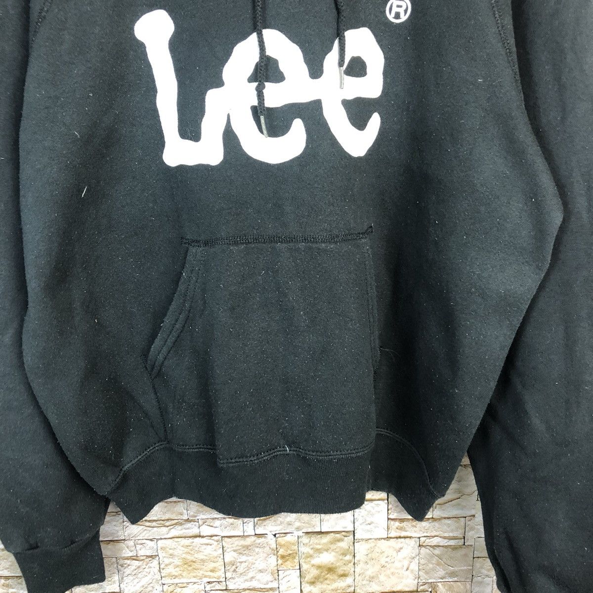 Lee Lee Black sweatshirt Hoodie vintage #A466 Size US L / EU 52-54 / 3 - 6 Thumbnail