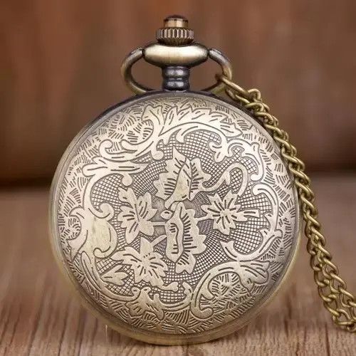 Jewelry Hirota x Fuji Skull Head Quartz Pocket Watch with Chain Size ONE SIZE - 7 Thumbnail