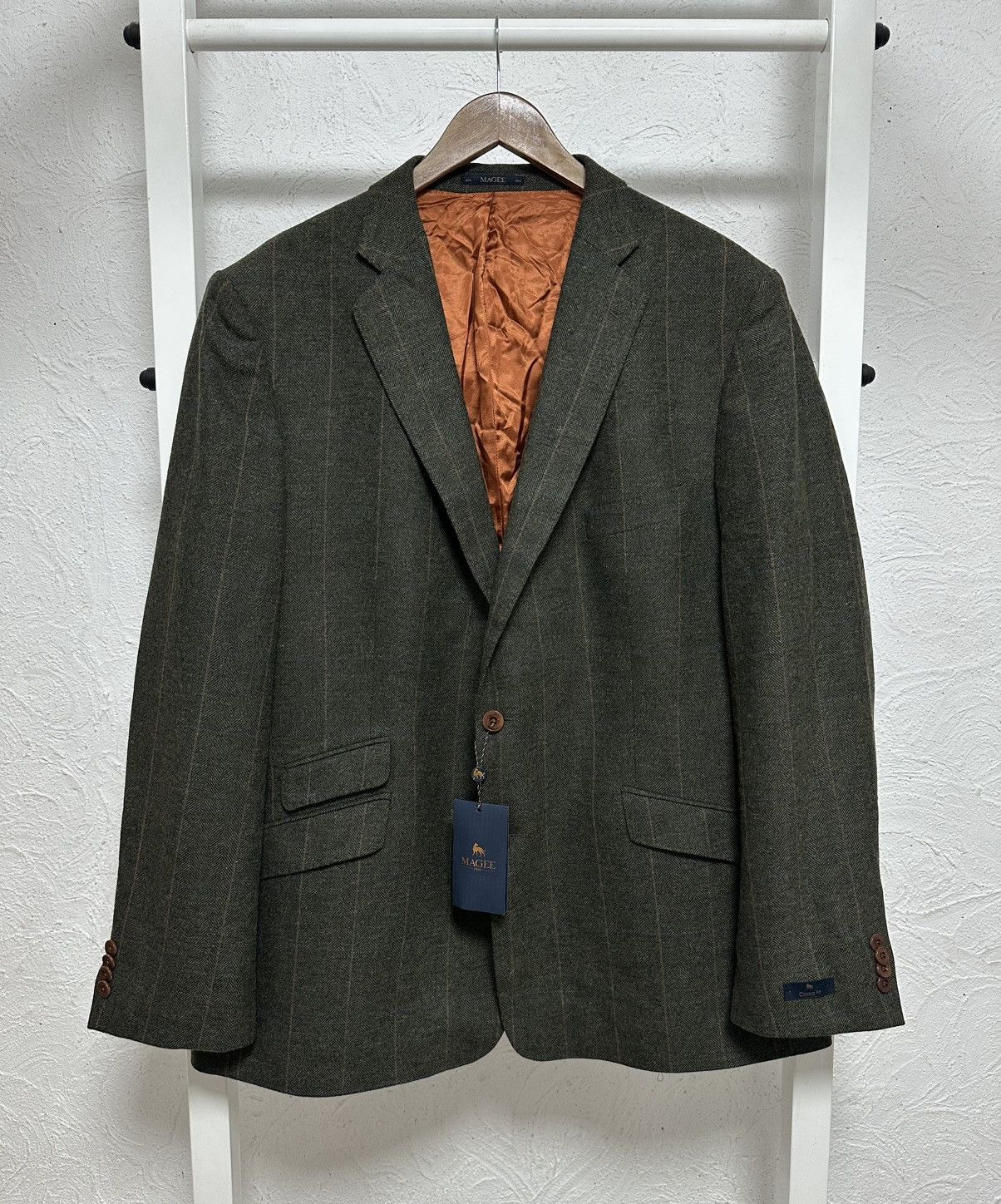Magee Magee Men’s Classic Wool Blazer Jacket size XXL Size 50R - 1 Thumbnail