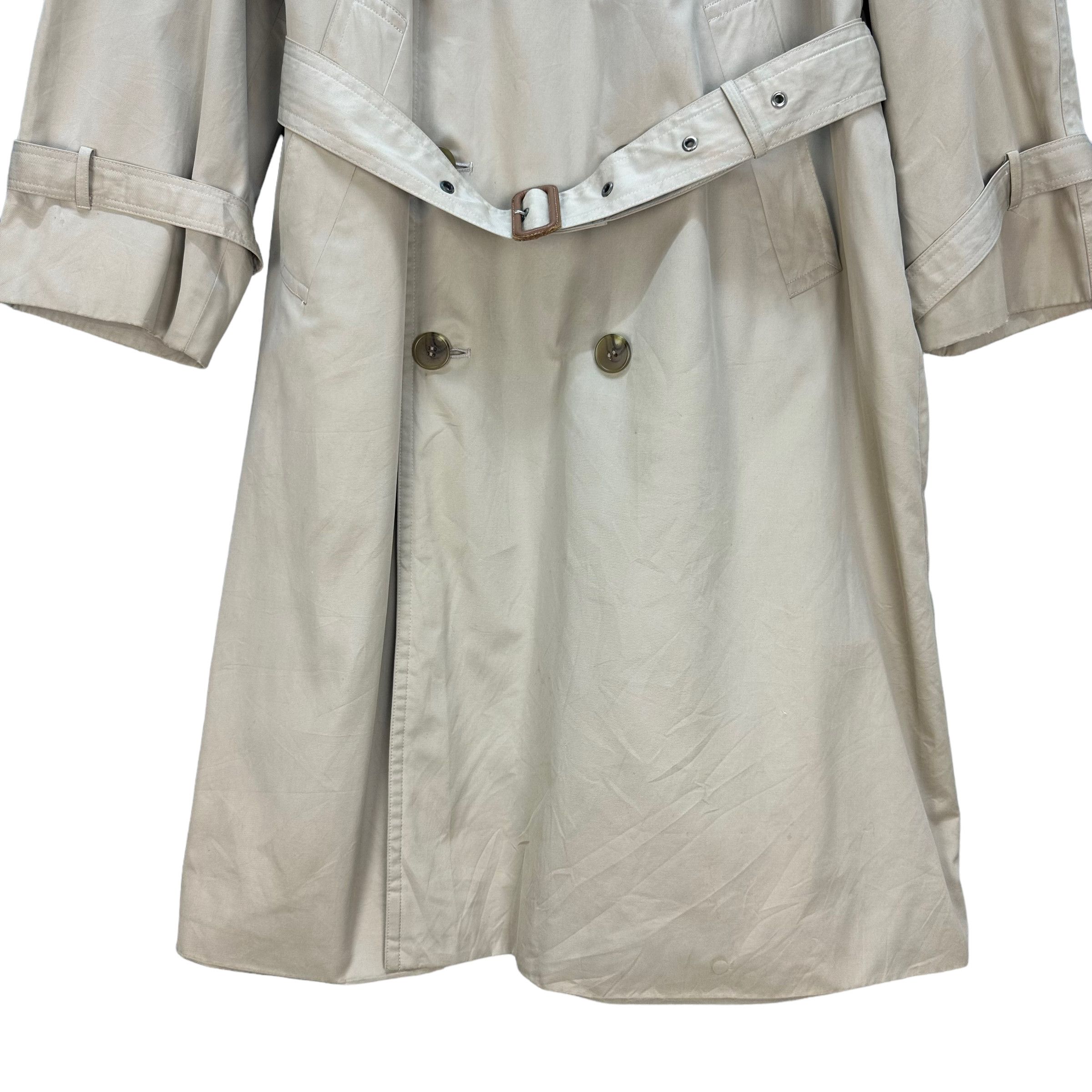 Yves Saint Laurent 90' YVES SAINT LAURENT DIFFUSION HOMME TRENCH COAT #8215-215 Size US L / EU 52-54 / 3 - 4 Thumbnail