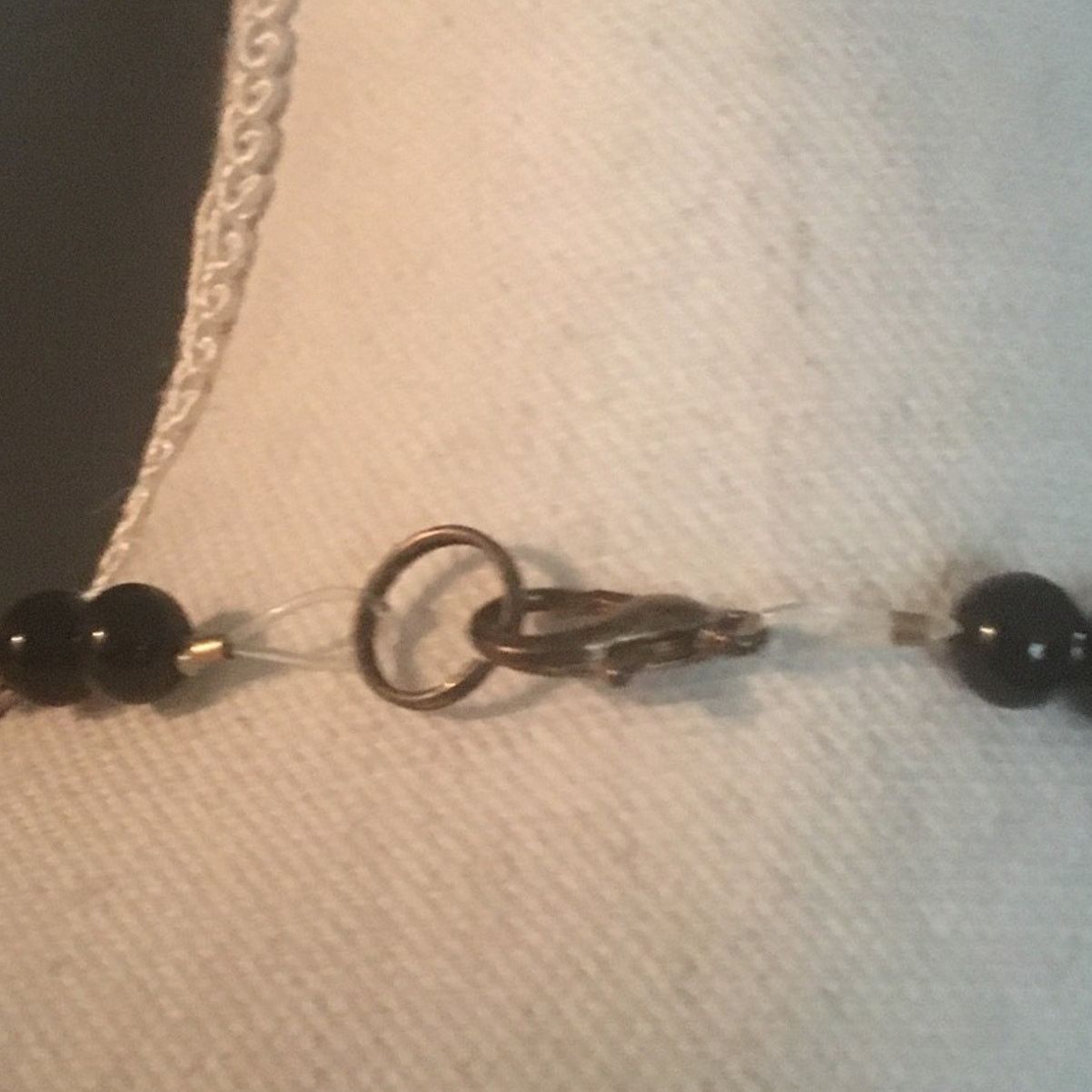 Handmade Handmade Upcycled Black Necklace Goth Fairygrunge Whimsygoth Size ONE SIZE - 2 Thumbnail