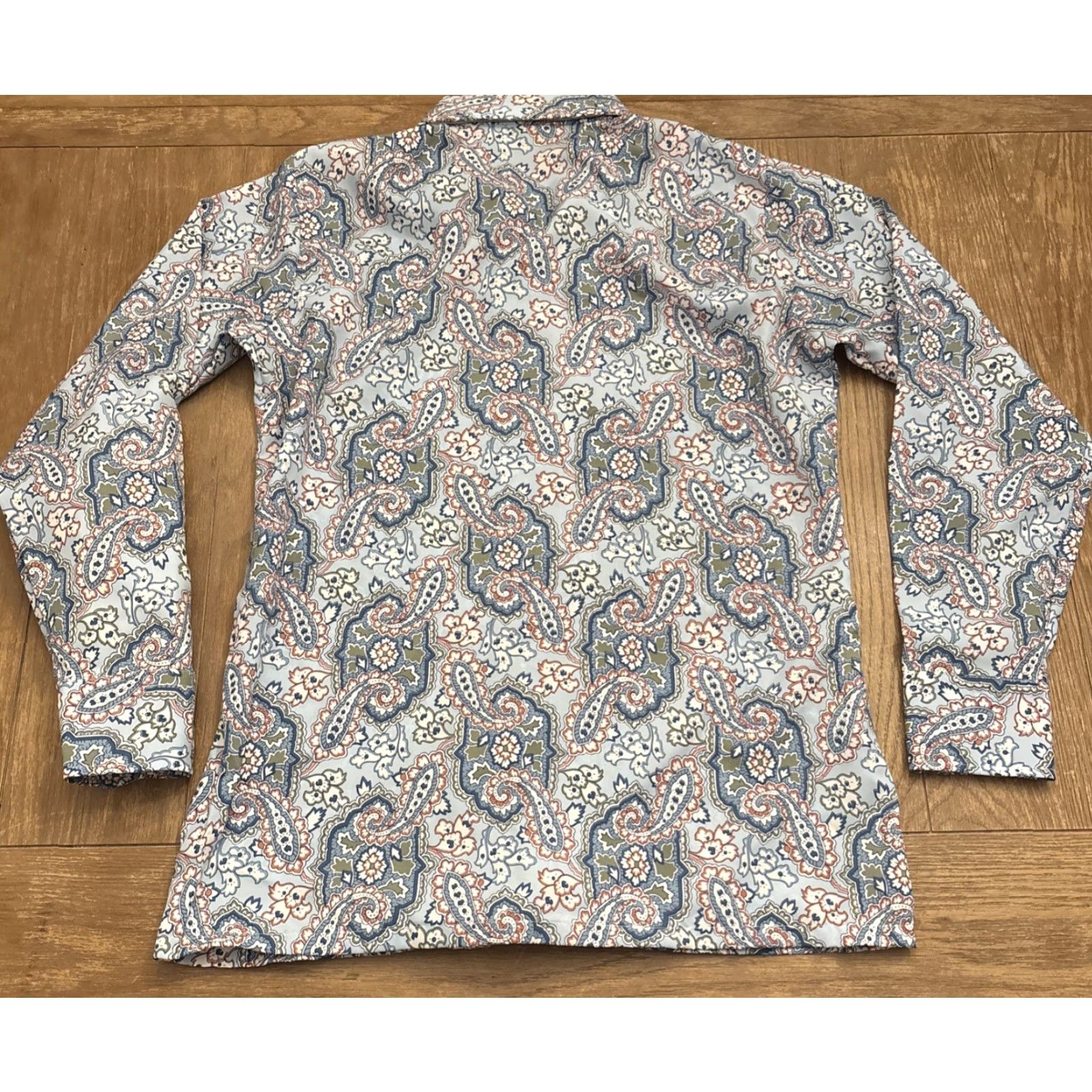 Vintage Jaymar Vintage Button-Up Long Sleeve Dress Shirt Medium Paisley 1970s Disco Size 40R - 7 Thumbnail