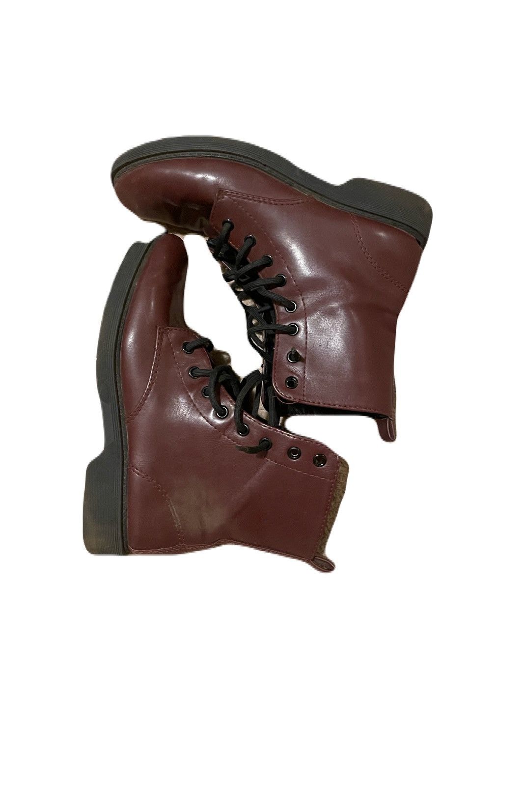 Other Brown Leather Lace-Up Boots Size US 9 / EU 42 - 2 Thumbnail
