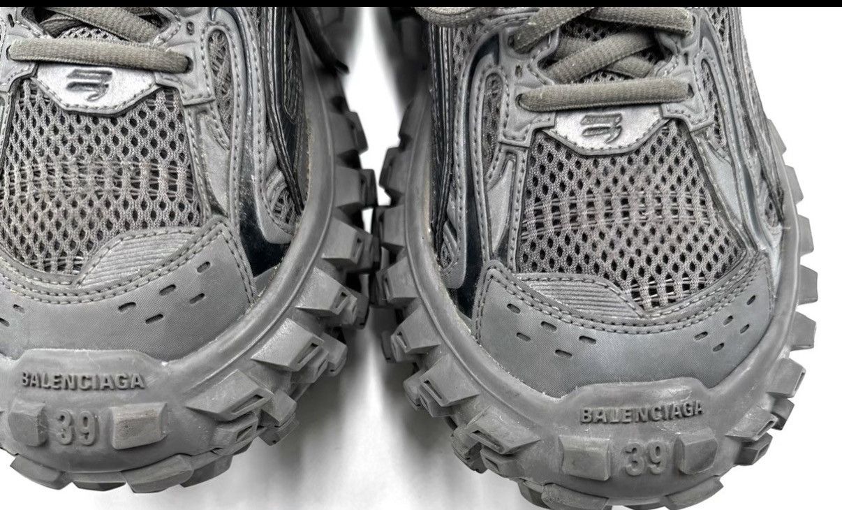 Balenciaga Balenciaga BOUNCER Grey Black Tire Sneakers K12 Size US 9 / IT 39 - 8 Thumbnail