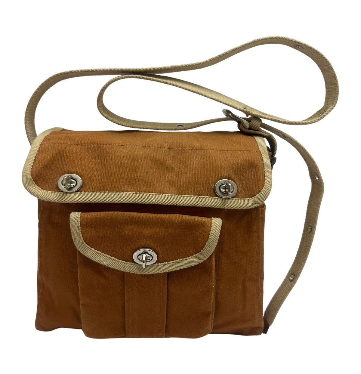 Ichizawa Shinzaburo Hanpu RARE ‼️ Ichizawa Shinzaburo Kaban Kyoto Canvas Sling Bag Size ONE SIZE - 1 Thumbnail